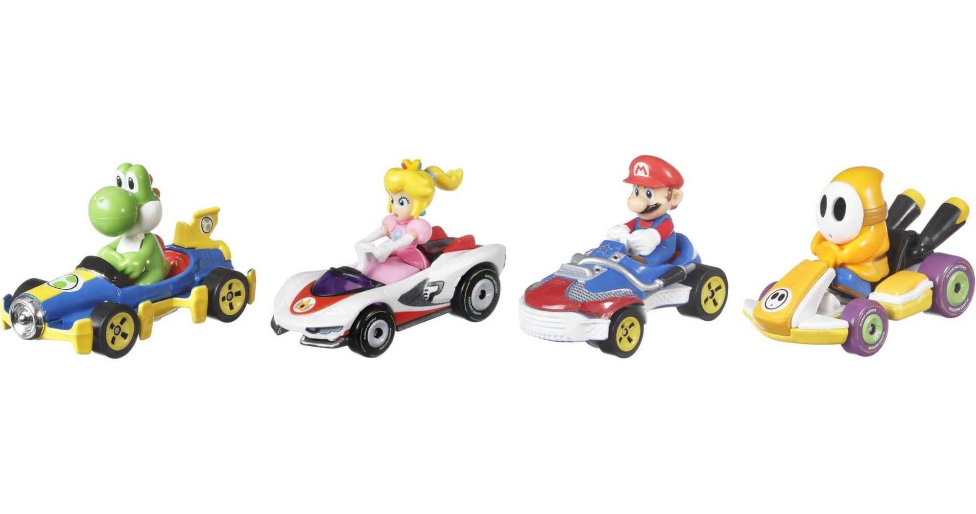 Foto 2 pulgar | Vehículo Mario Kart Hot Wheels Paquete de 4 con 1 Modelo Exclusivo - Venta Internacional