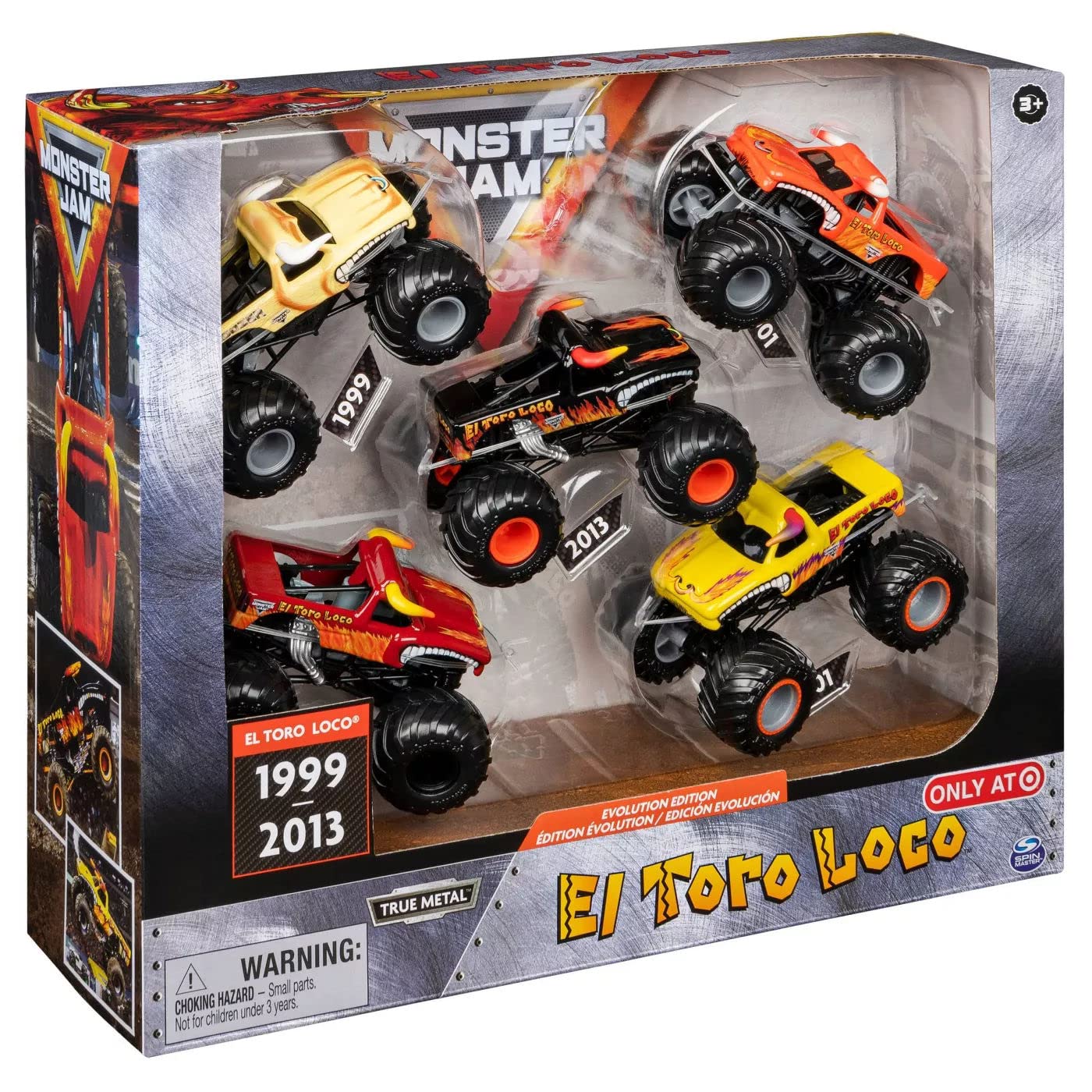 Foto 6 pulgar | Monster Trucks Monster Jam El Toro Loco 5 Unidades - Venta Internacional