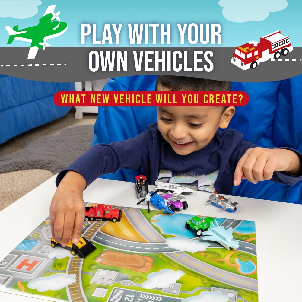 Foto 6 pulgar | Set de Juguetes Populares Playthings Micro Mix Or Match Vehicles X9 - Venta Internacional