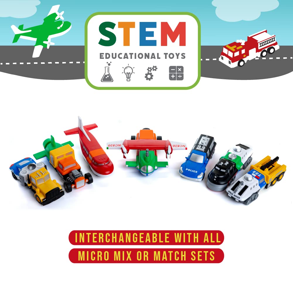 Foto 7 pulgar | Set de Juguetes Populares Playthings Micro Mix Or Match Vehicles X9 - Venta Internacional