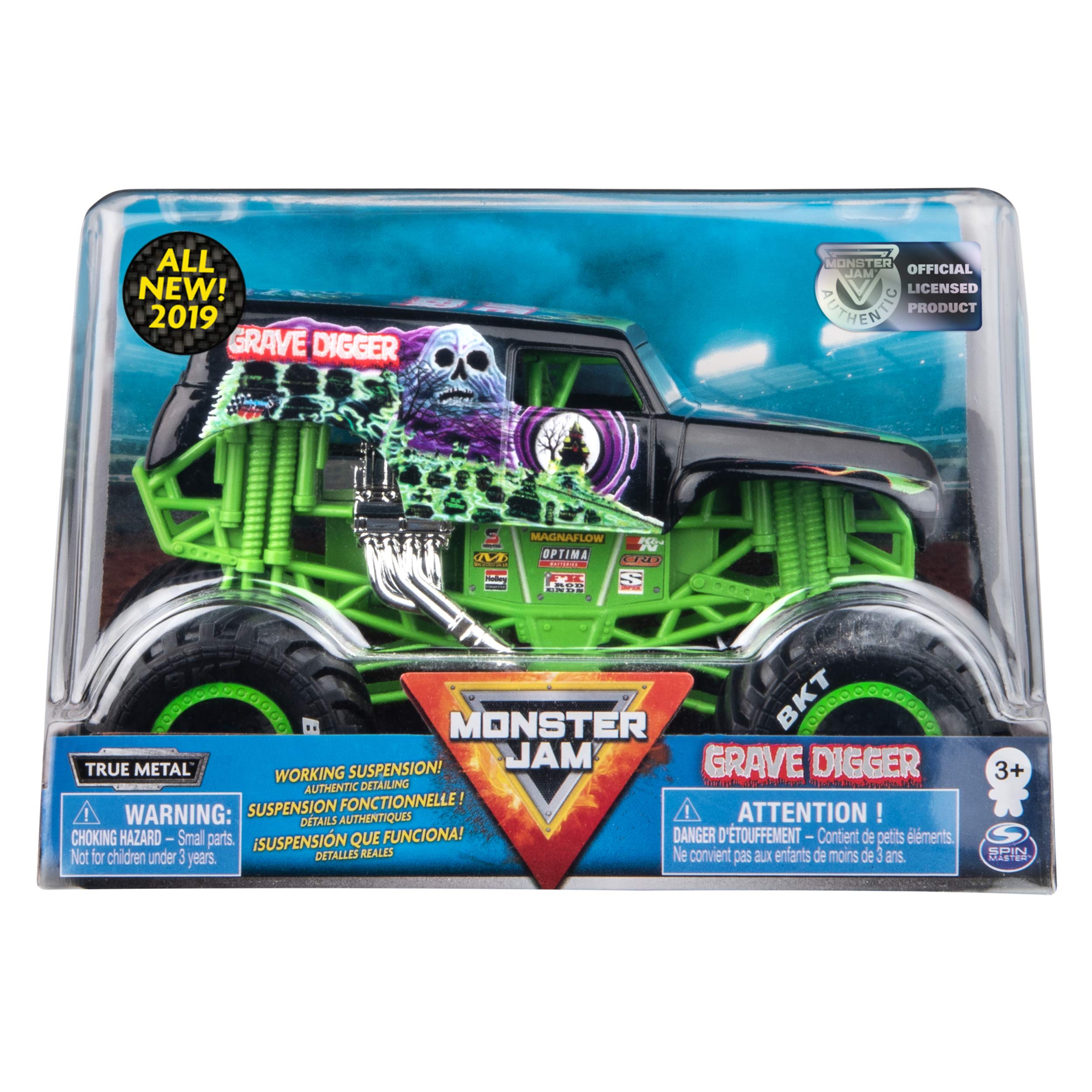 Foto 2 pulgar | Excavadora de Tumbas Monster Truck Monster Jam 1:24 - Venta Internacional