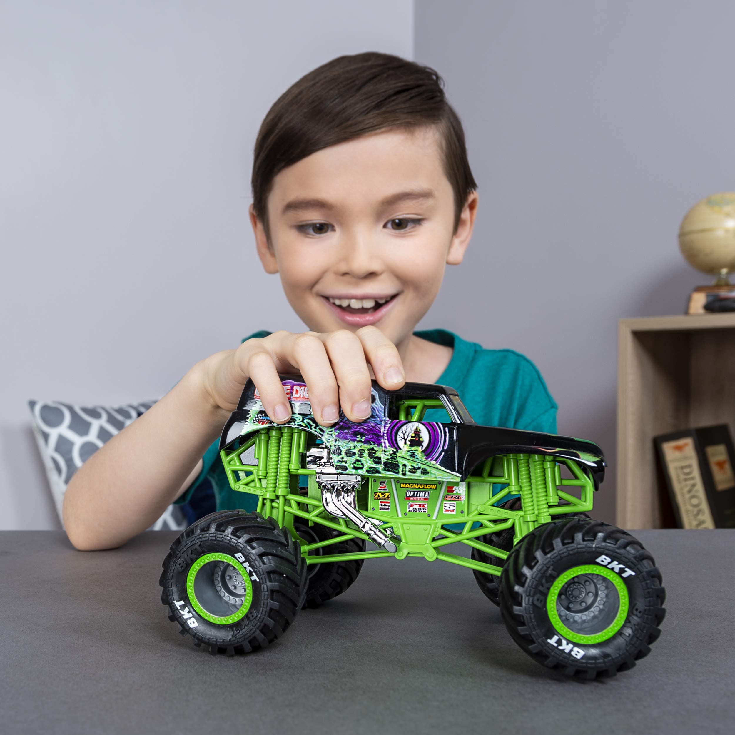 Foto 3 pulgar | Excavadora de Tumbas Monster Truck Monster Jam 1:24 - Venta Internacional