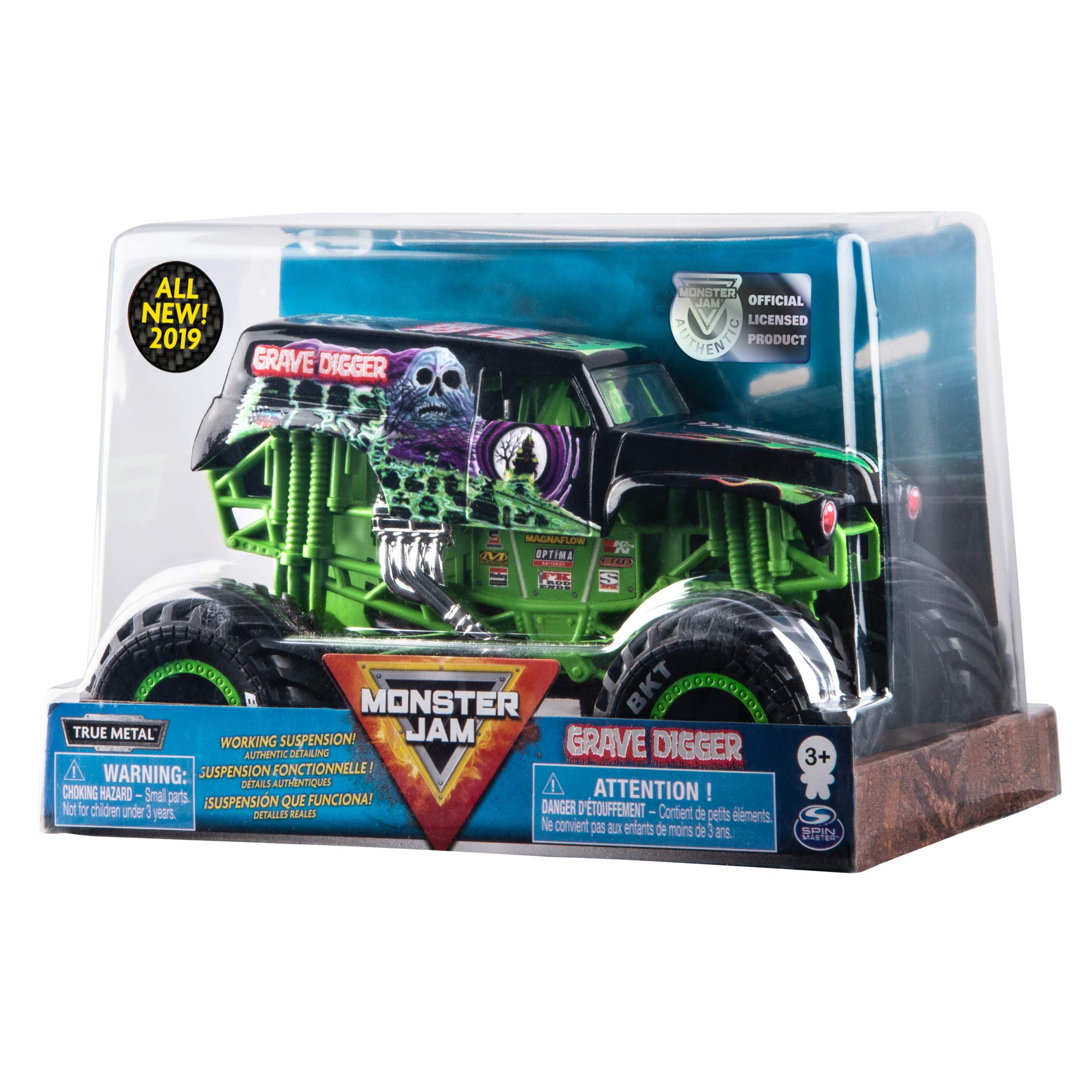 Foto 5 | Excavadora de Tumbas Monster Truck Monster Jam 1:24 - Venta Internacional