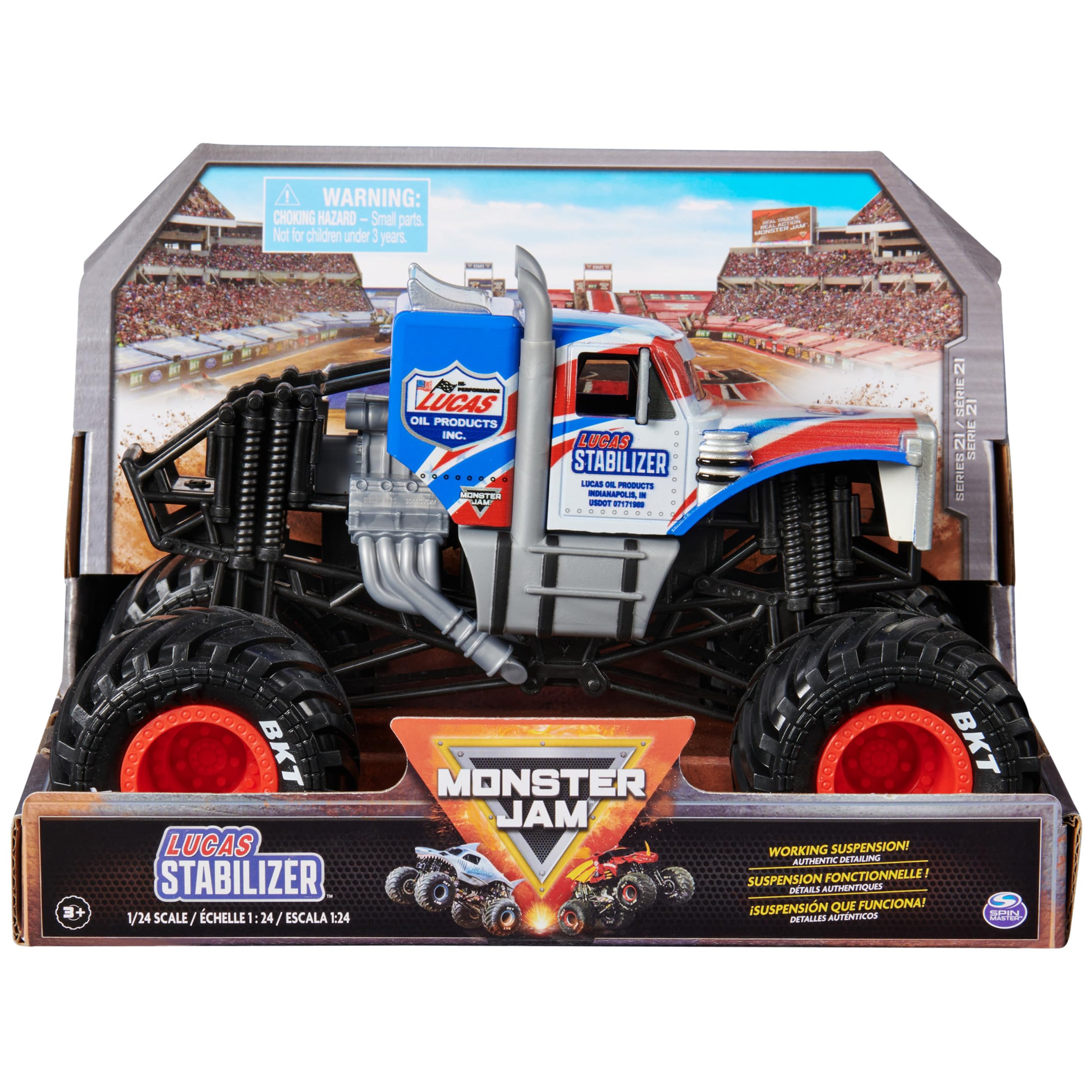 Camión  Monster Truck Monster Jam Fundido A Presión De Coleccionista A Escala 1:24 - Venta Internacional