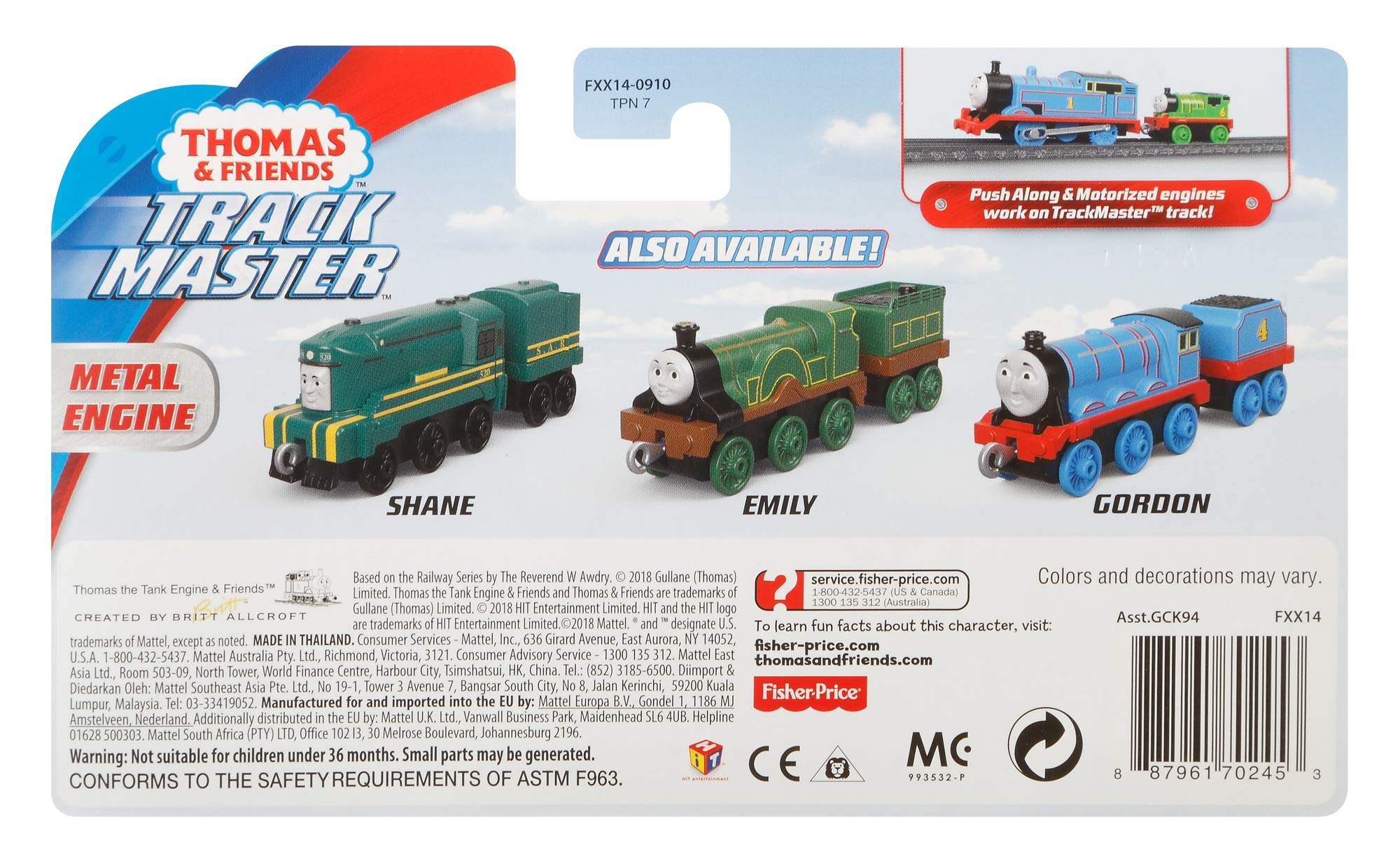 Foto 7 | Jueguete Thomas & Friends Trackmaster Yong Bao - Venta Internacional
