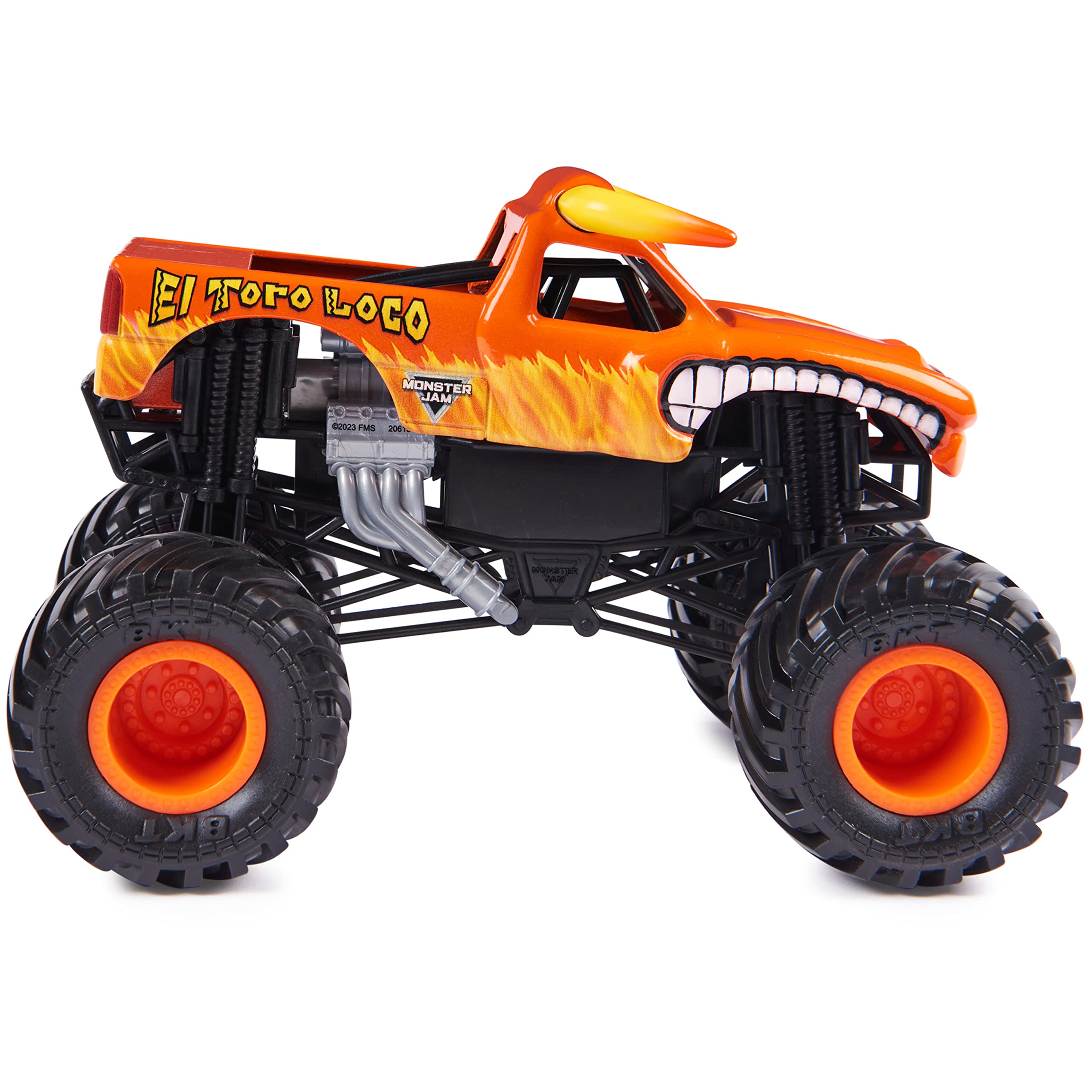 Foto 4 pulgar | Monster Truck El Toro Loco de Colección a Escala 1:24 - Monster Jam Oficial