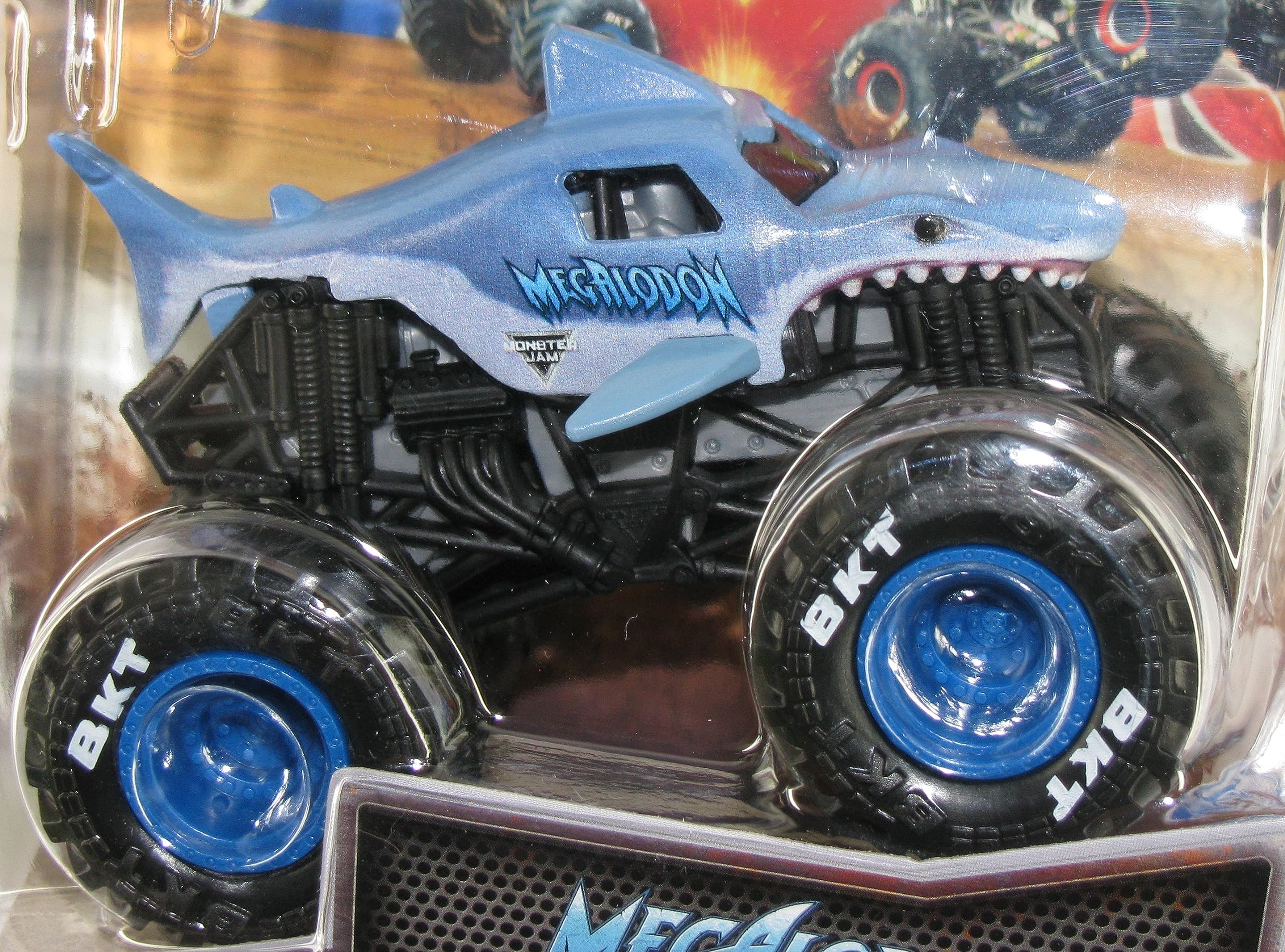 Foto 3 pulgar | Camión Fundido Monster Jam 2023 Spin Master 1:64 Megalodon - Venta Internacional