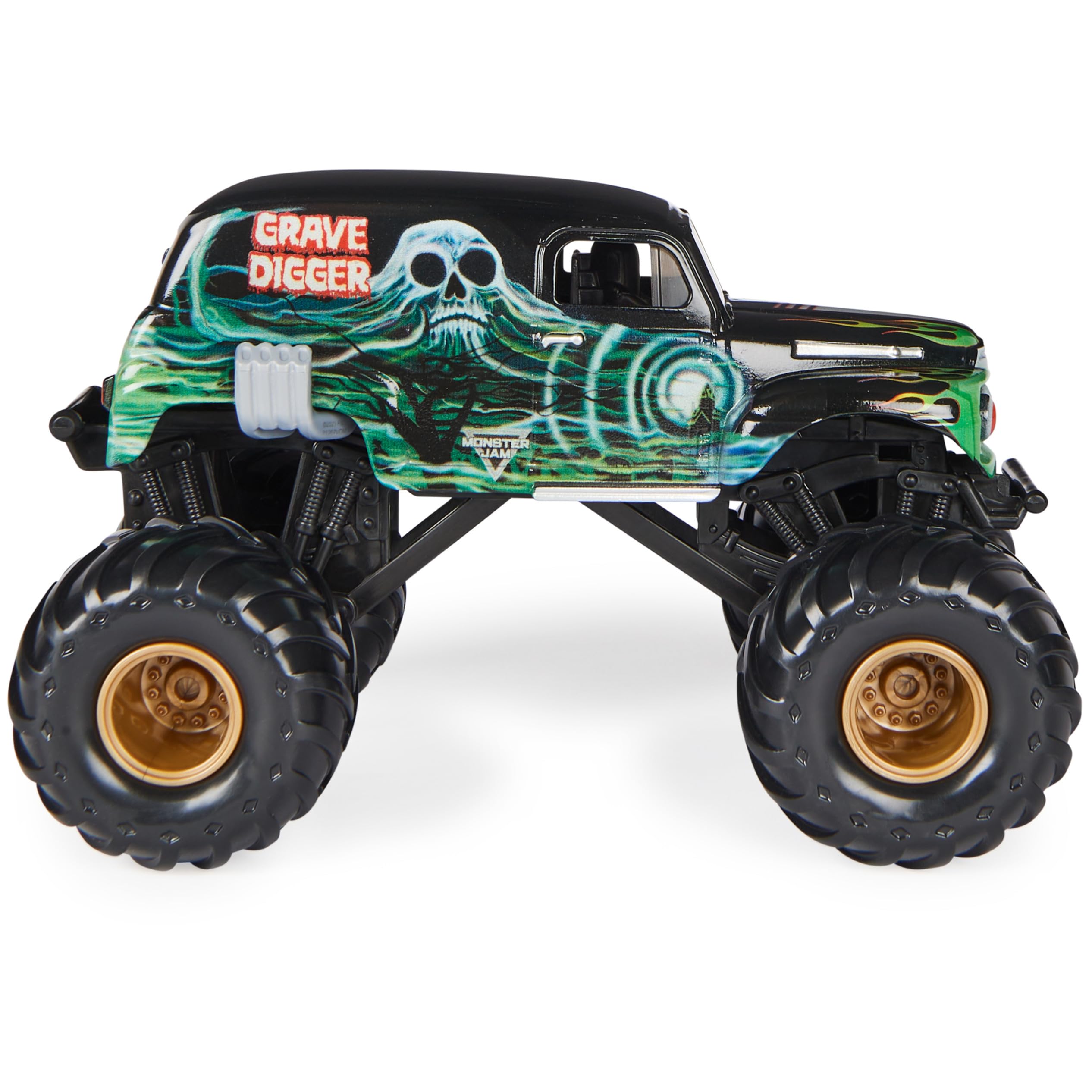 Foto 4 | Coleccionista Monster Truck Monster Jam Grave Digger 1:24 - Venta Internacional