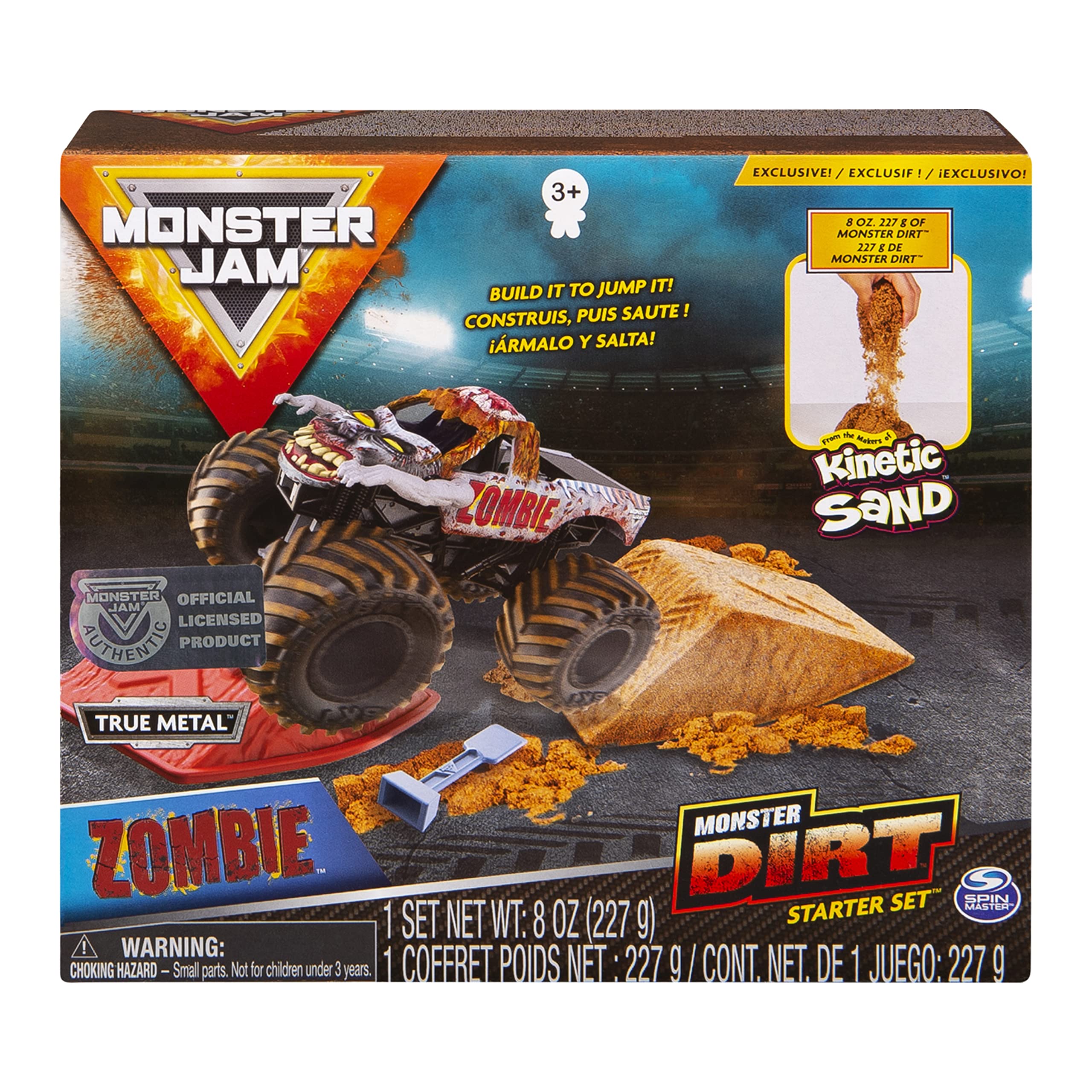 Set de Inicio Monster Jam Zombie con 240 ml Monster Dirt 1:64 - Venta Internacional