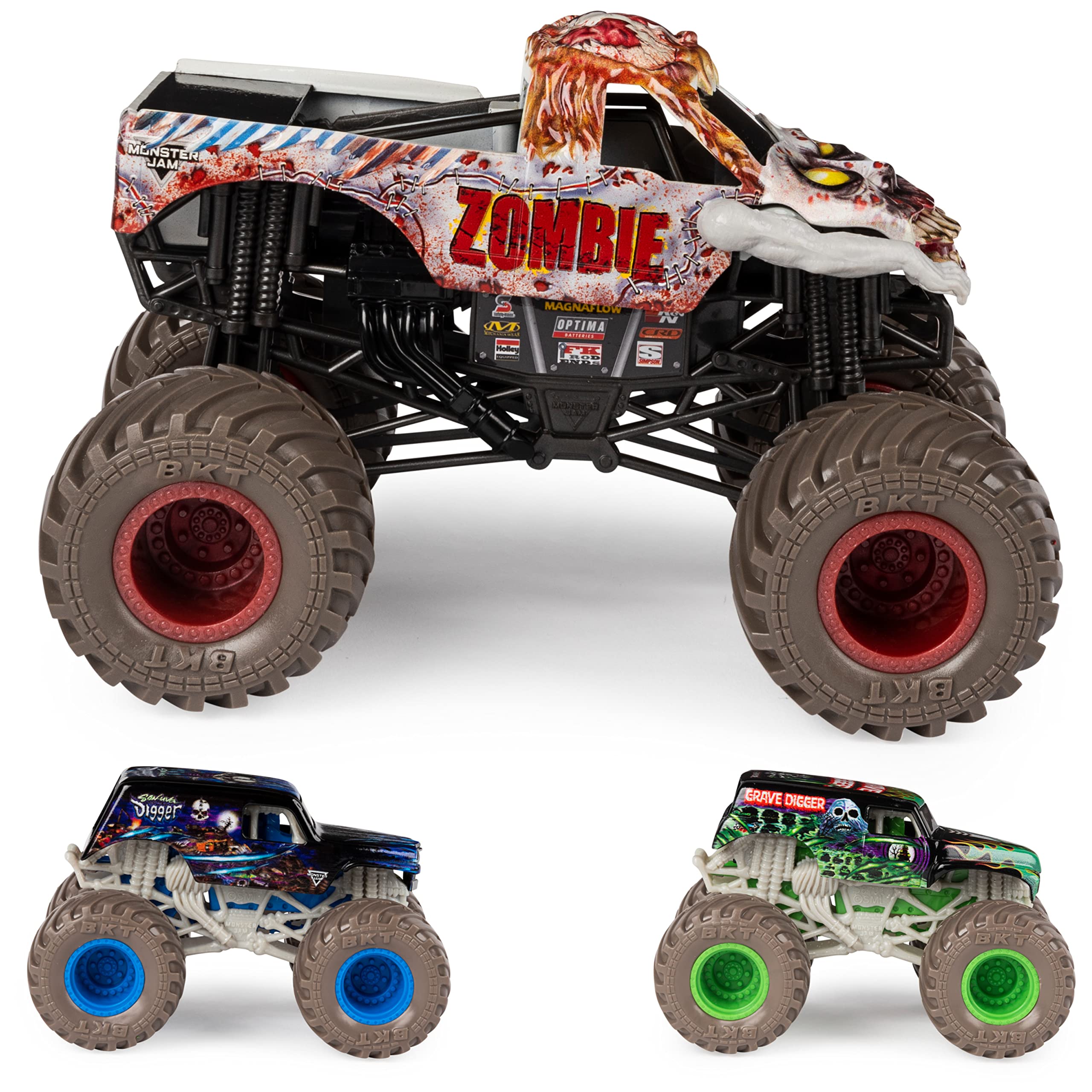 Camiones Monster Jam Full Moon Frenzy Paquete de 3 - Venta Internacional