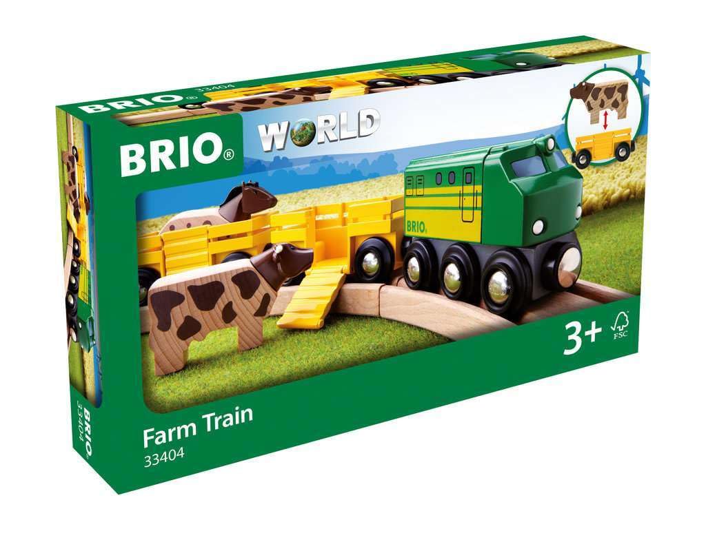 Foto 2 pulgar | Juego de Trenes de Juguete Brio World Farm Train 5 Piezas - Venta Internacional