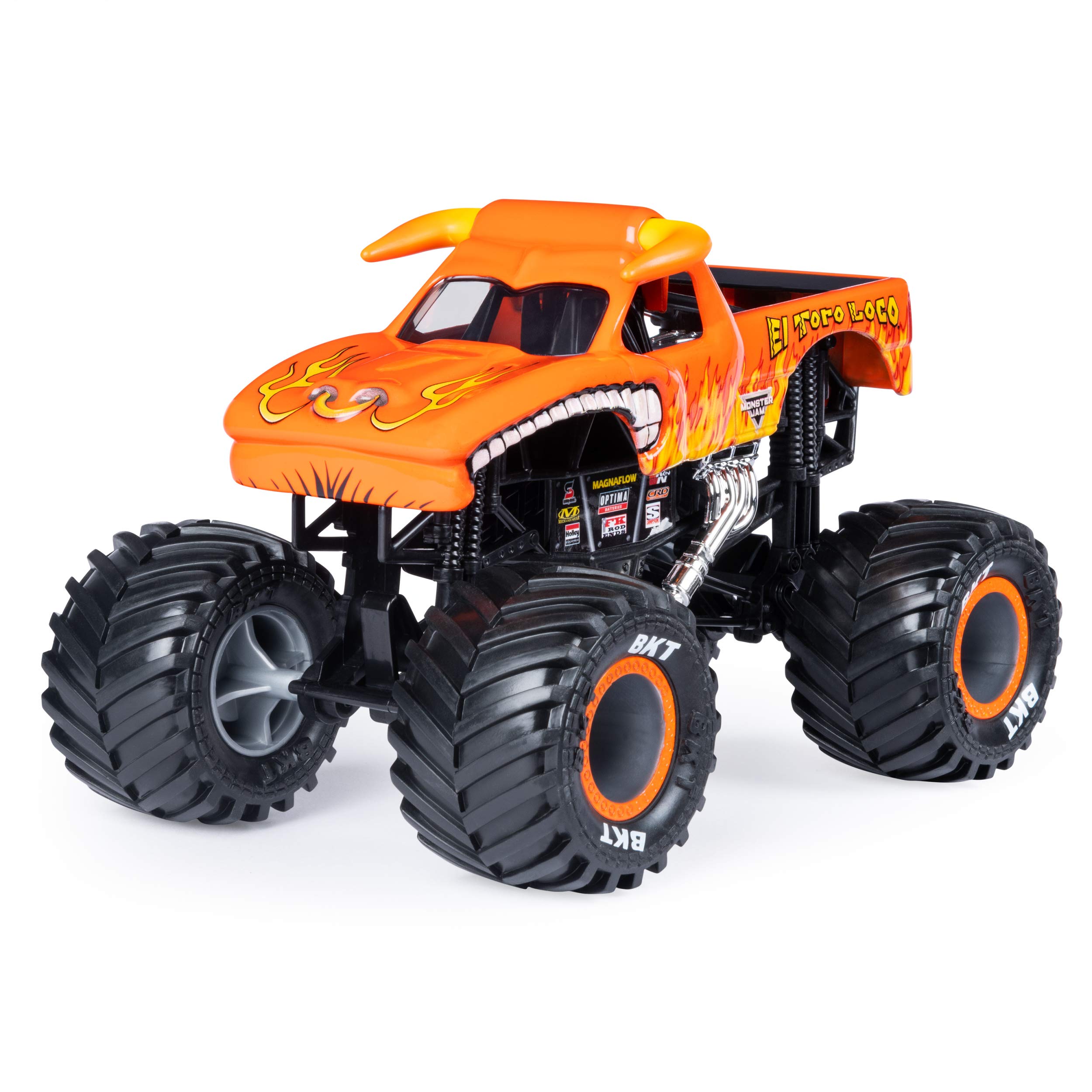 Foto 3 pulgar | Monster Truck Monster Jam El Toro Loco a Escala 1:24 - Venta Internacional