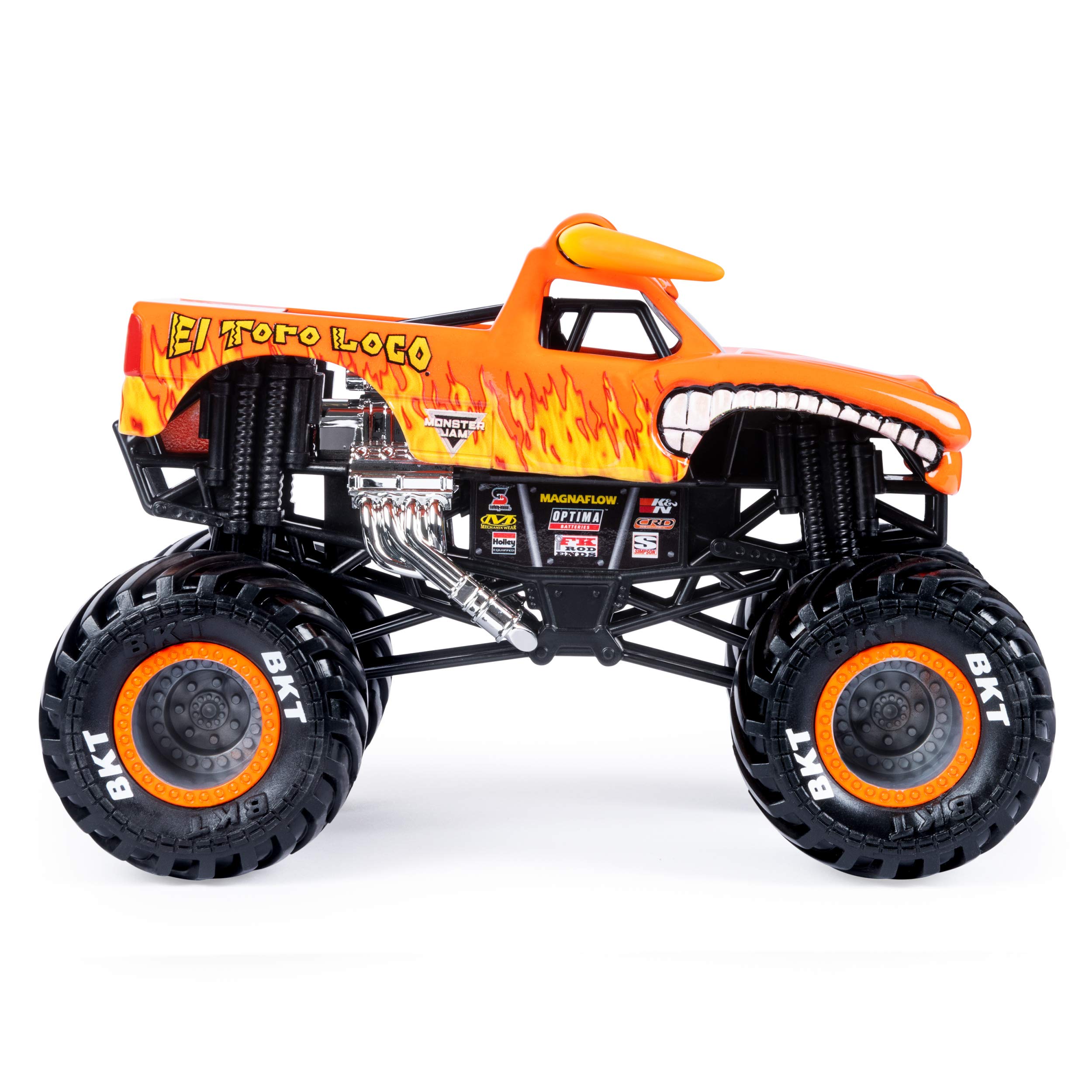 Foto 4 pulgar | Monster Truck Monster Jam El Toro Loco a Escala 1:24 - Venta Internacional