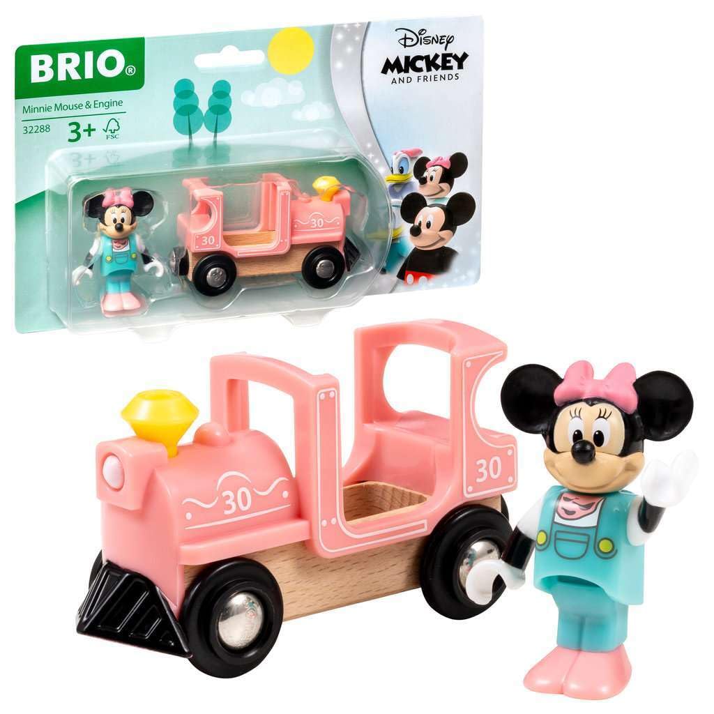 Foto 4 pulgar | Juguete Train Brio Minnie Mouse & Engine con Figura para Niños Mayores de 3 Años - Venta Internacional