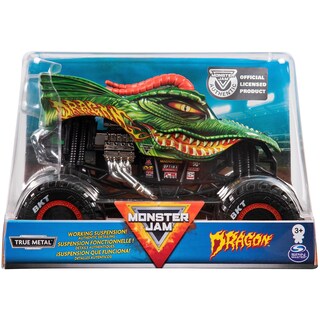Foto 1 | Toy Monster Truck Monster Jam Dragon Oficial A Escala 1:24 - Venta Internacional