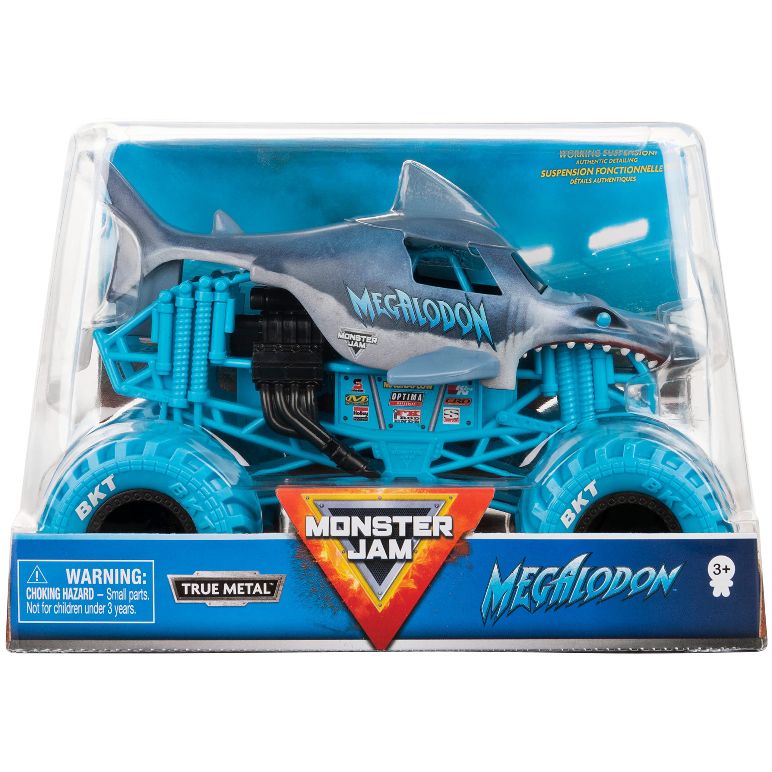 Foto 2 pulgar | Vehículo de Coleccionista Monster Jam Megalodon a Escala 1:24 - Venta Internacional