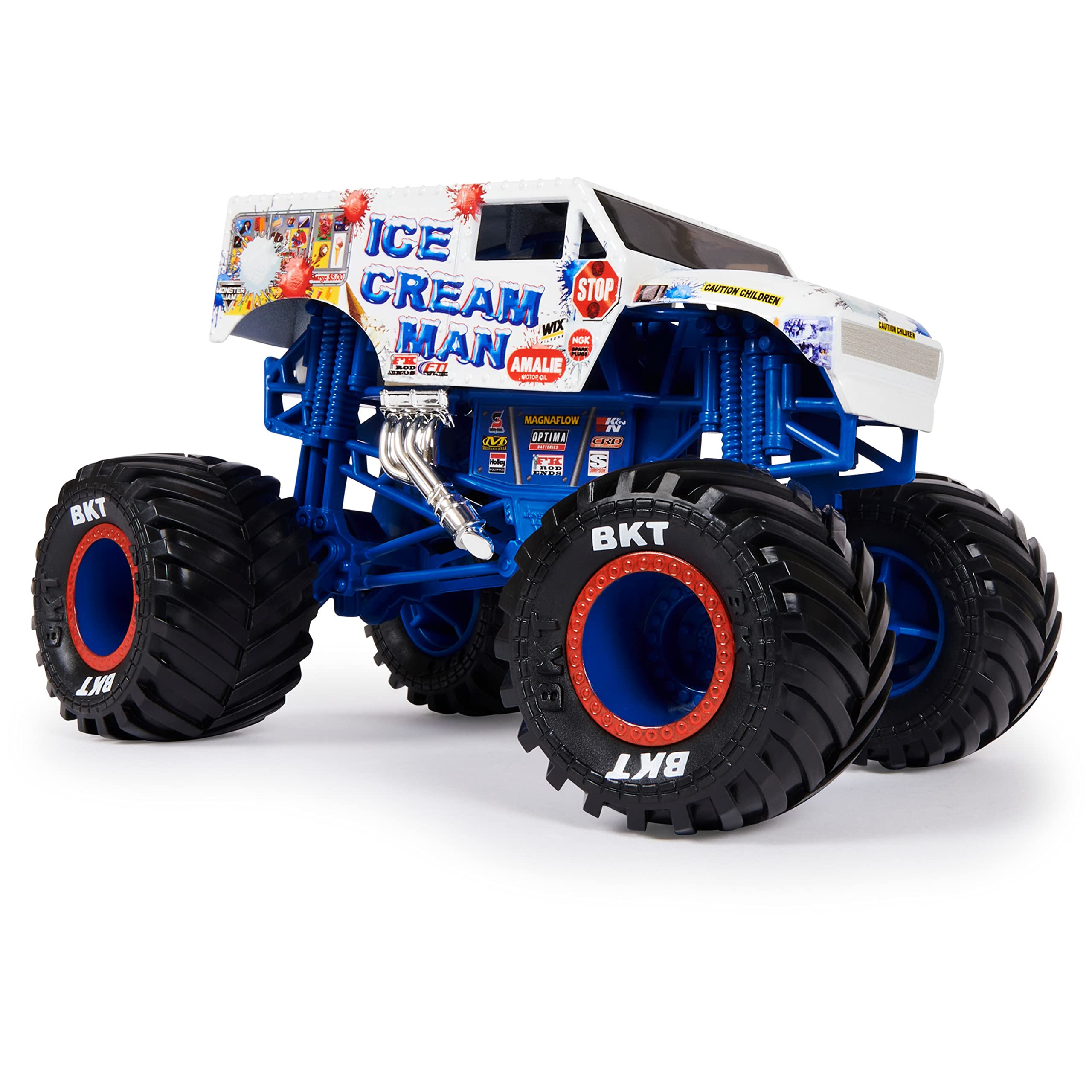 Foto 3 pulgar | Toy Monster Truck Monster Jam Ice Cream Man Escala 1:24 - Venta Internacional