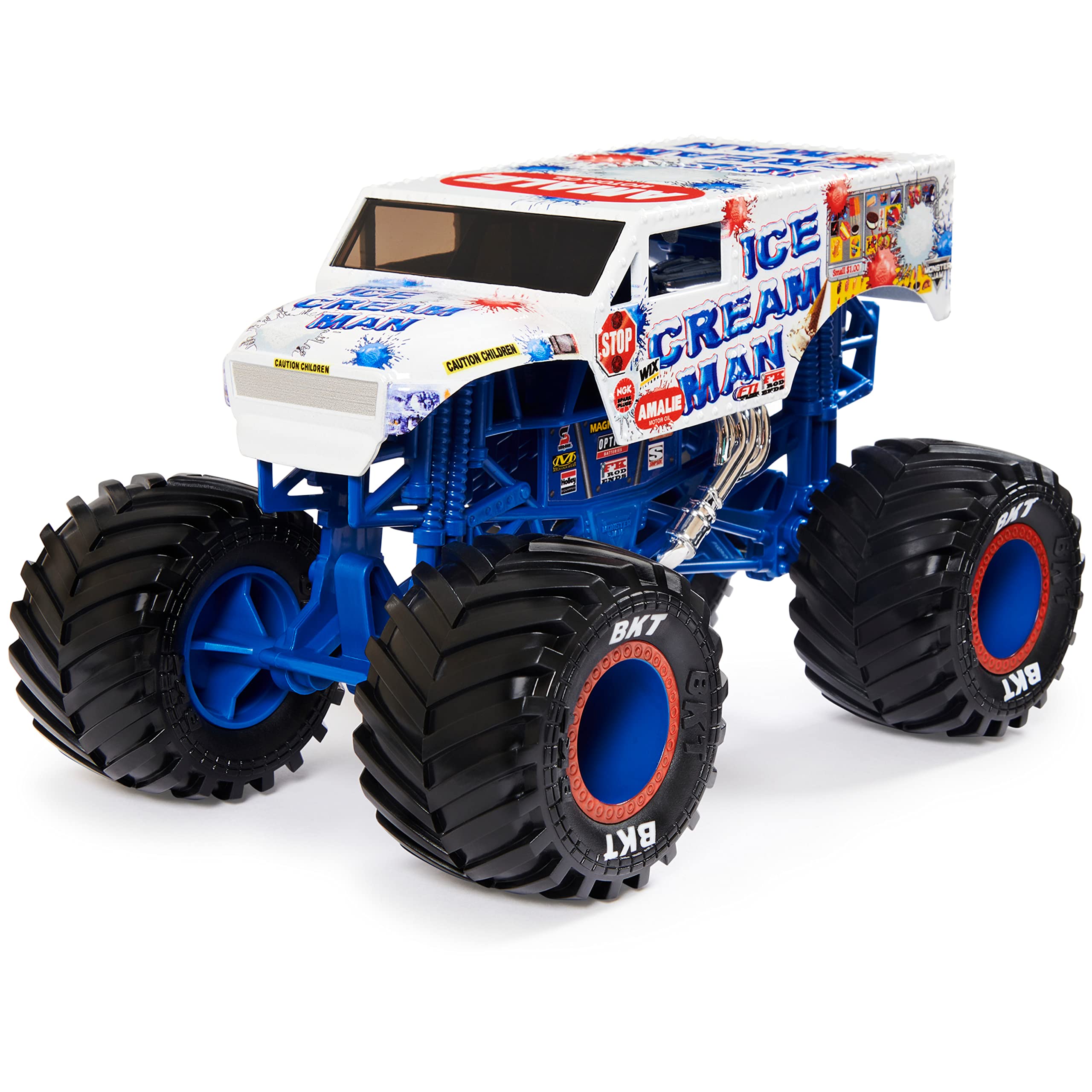 Foto 4 pulgar | Toy Monster Truck Monster Jam Ice Cream Man Escala 1:24 - Venta Internacional