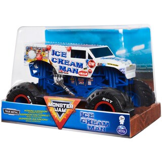 Foto 5 | Toy Monster Truck Monster Jam Ice Cream Man Escala 1:24 - Venta Internacional