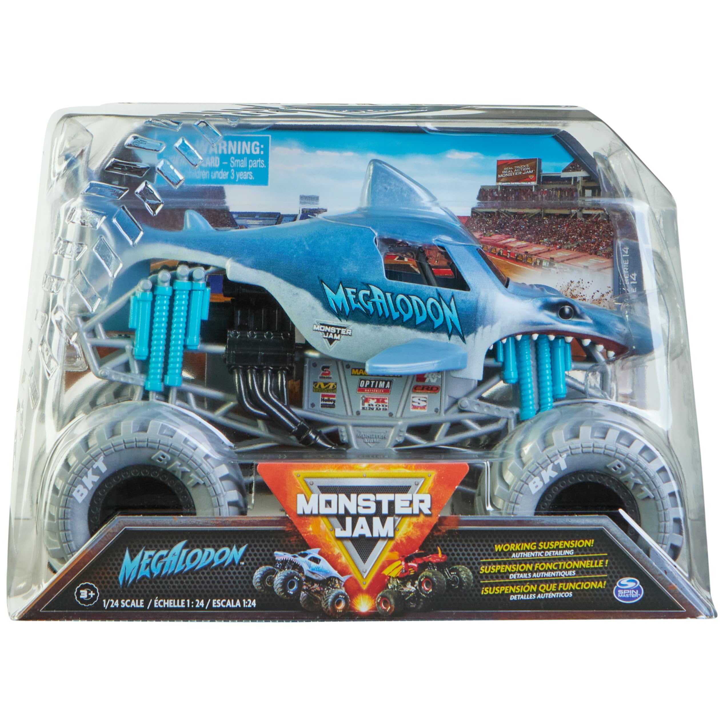 Foto 5 pulgar | Carro Monster Truck Monster Jam Megalodon - Venta Internacional