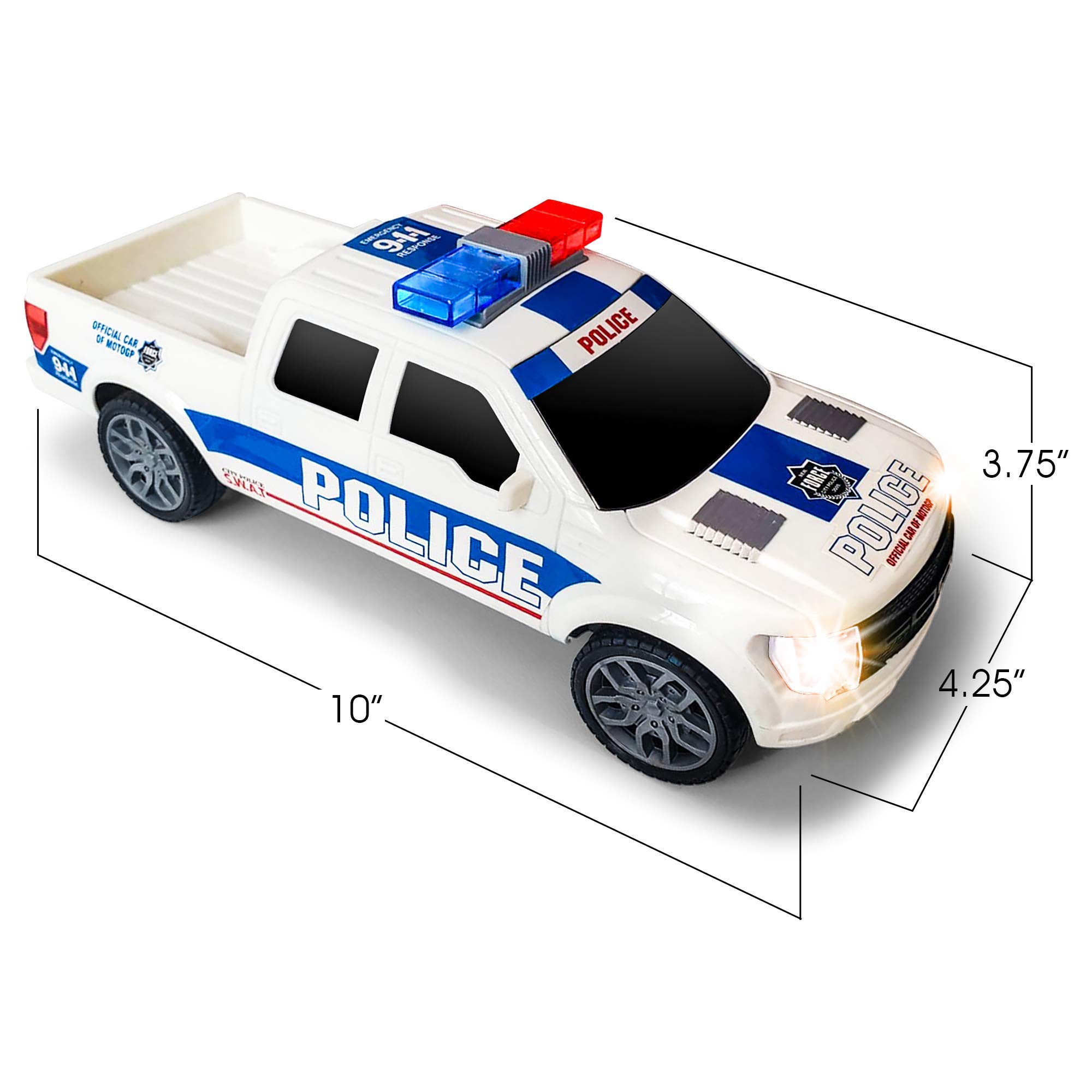 Foto 4 pulgar | Carro de Policía Art Creativity de Juguete-Venta Internacional