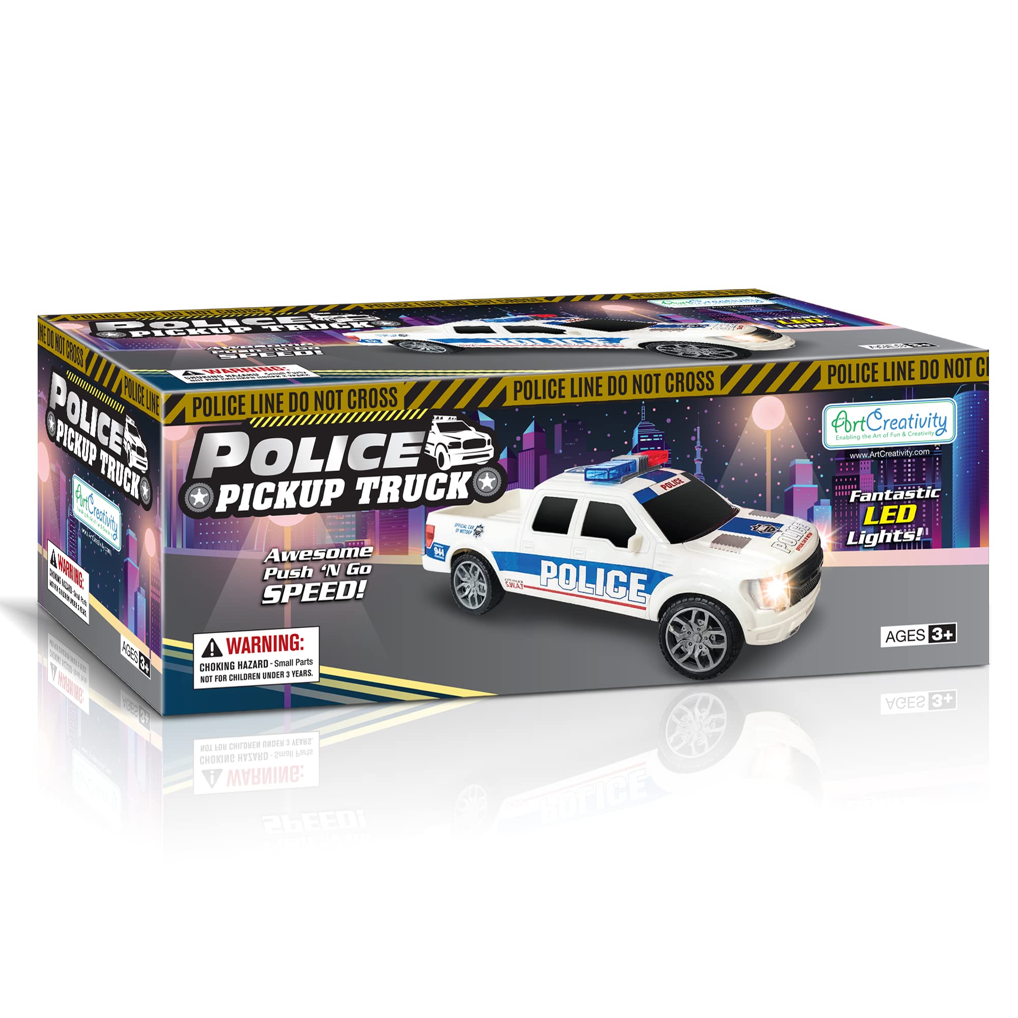Foto 5 | Carro de Policía Art Creativity de Juguete-Venta Internacional