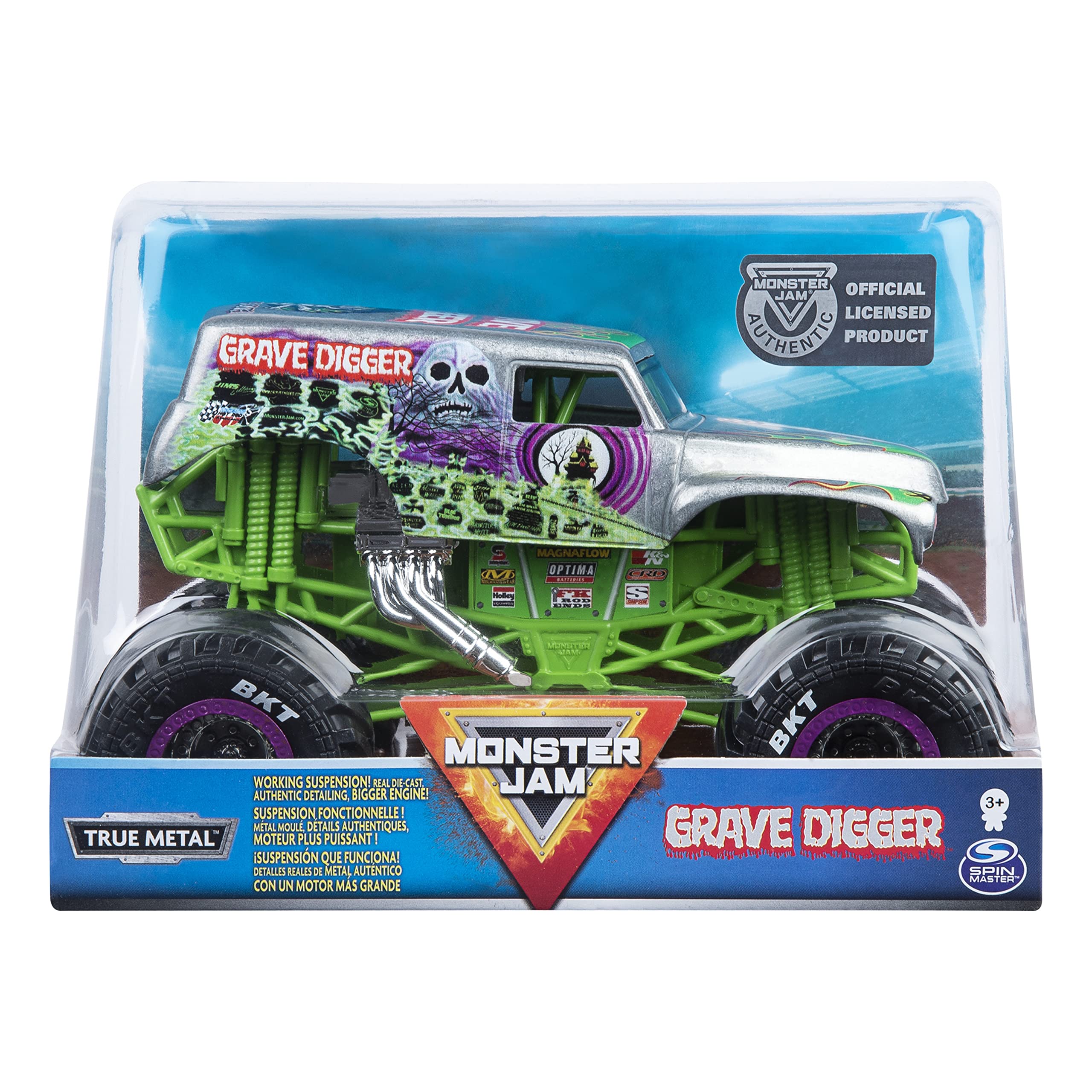 Foto 1 | Sepulturero Monster Truck Monster Jam Escala 1:24 - Venta Internacional