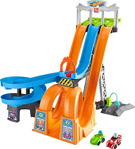 Foto 2 pulgar | Playset Hot Wheels Racing Loops Tower Little People con Sonido - Venta Internacional
