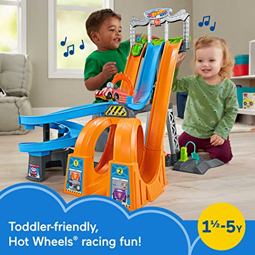 Foto 3 pulgar | Playset Hot Wheels Racing Loops Tower Little People con Sonido - Venta Internacional