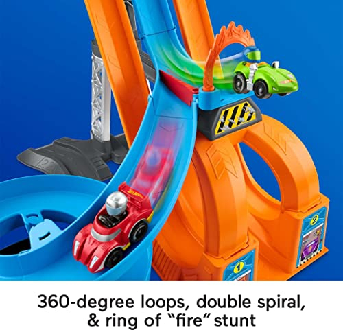 Foto 5 pulgar | Playset Hot Wheels Racing Loops Tower Little People con Sonido - Venta Internacional