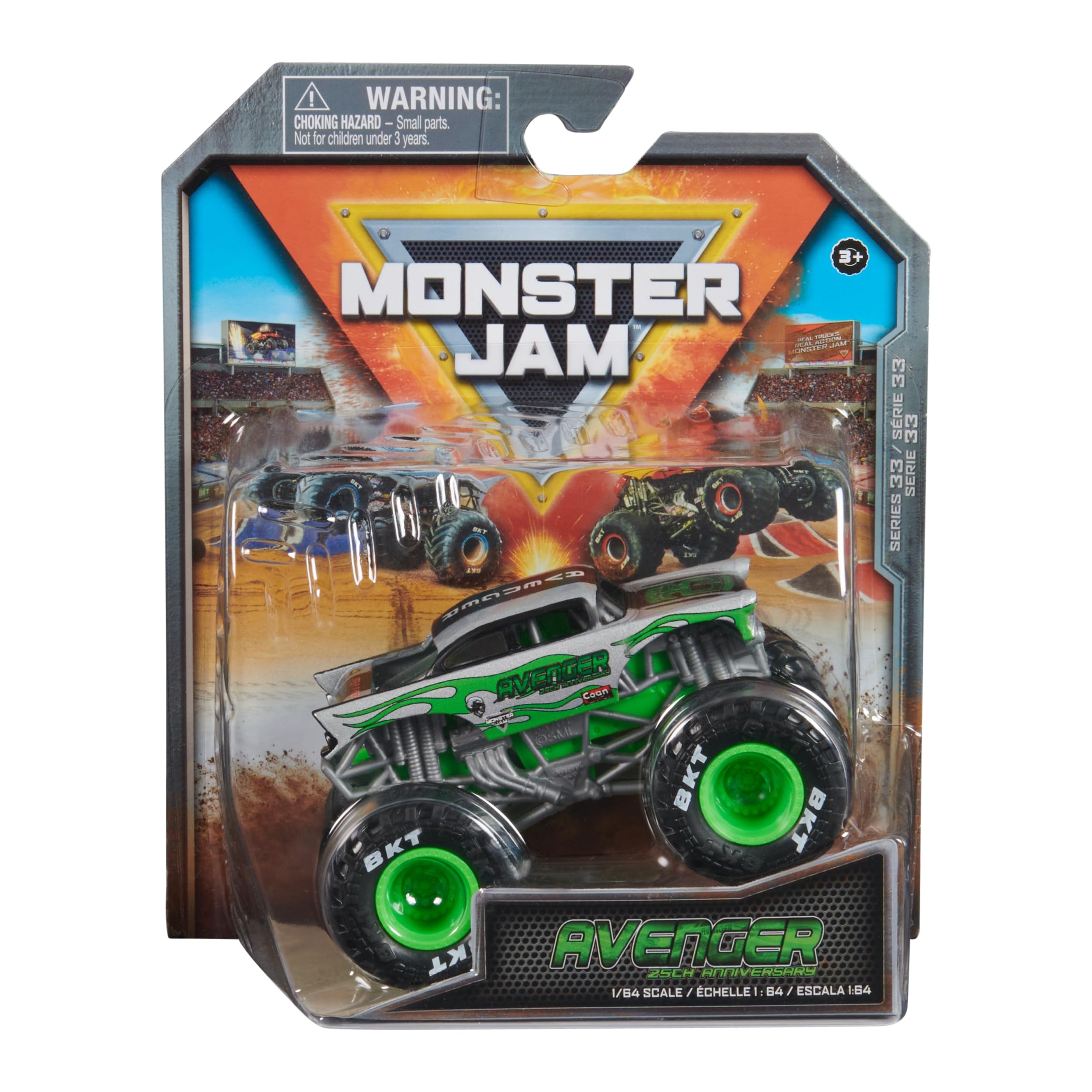 Foto 2 pulgar | Camión Fundido Monster Jam Avenger Serie 33 a Escala 1:64 - Venta Internacional