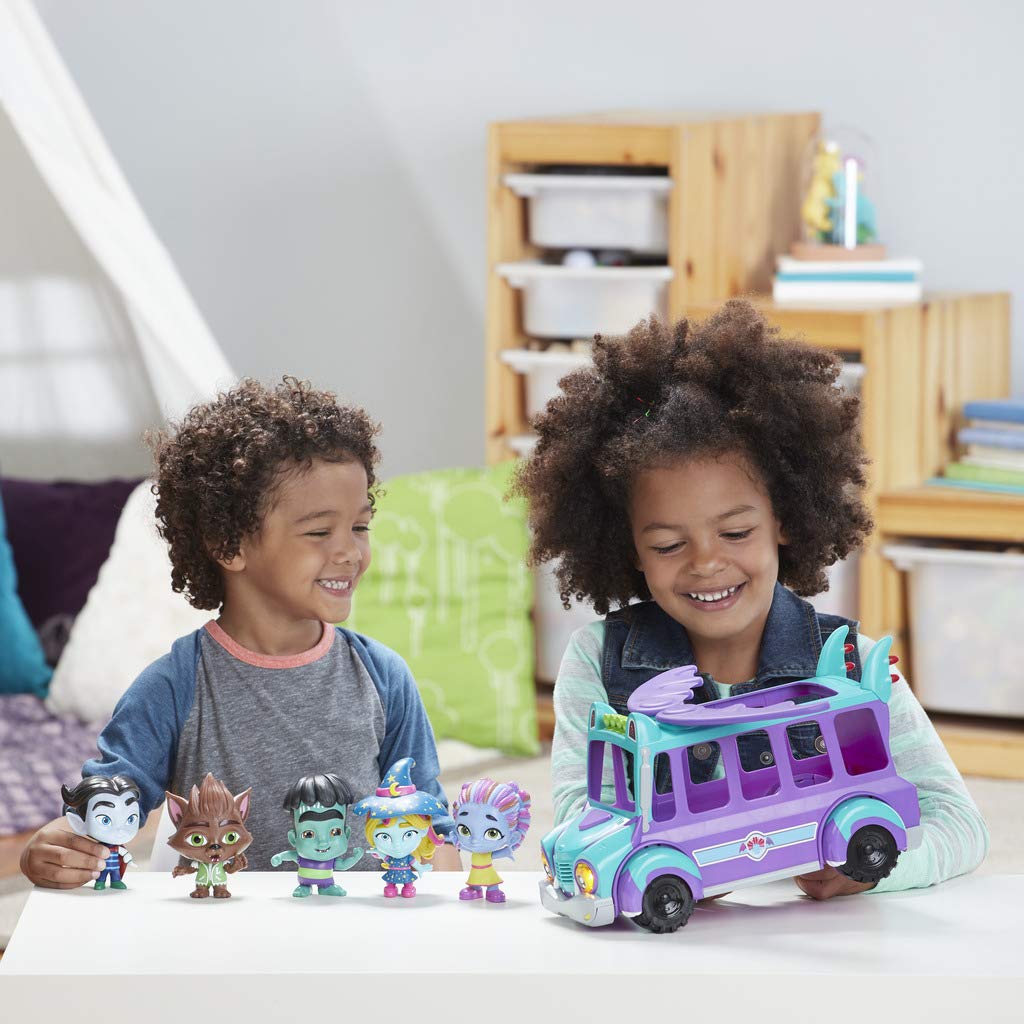 Foto 5 | Toy Monster Bus Netflix Super Monsters Grrbus con Luces - Venta Internacional