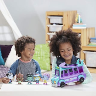 Foto 5 | Toy Monster Bus Netflix Super Monsters Grrbus con Luces - Venta Internacional