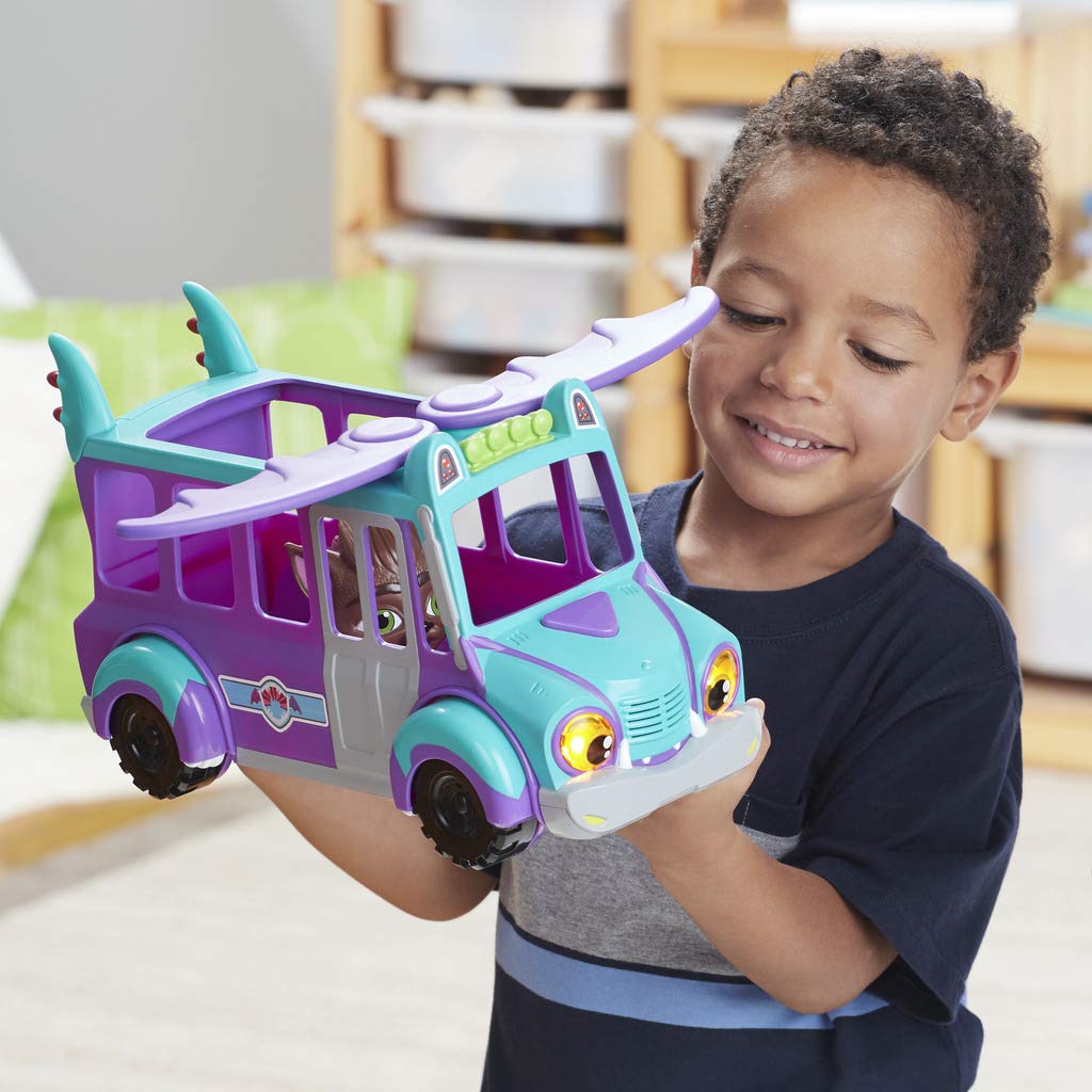 Foto 7 pulgar | Toy Monster Bus Netflix Super Monsters Grrbus con Luces - Venta Internacional
