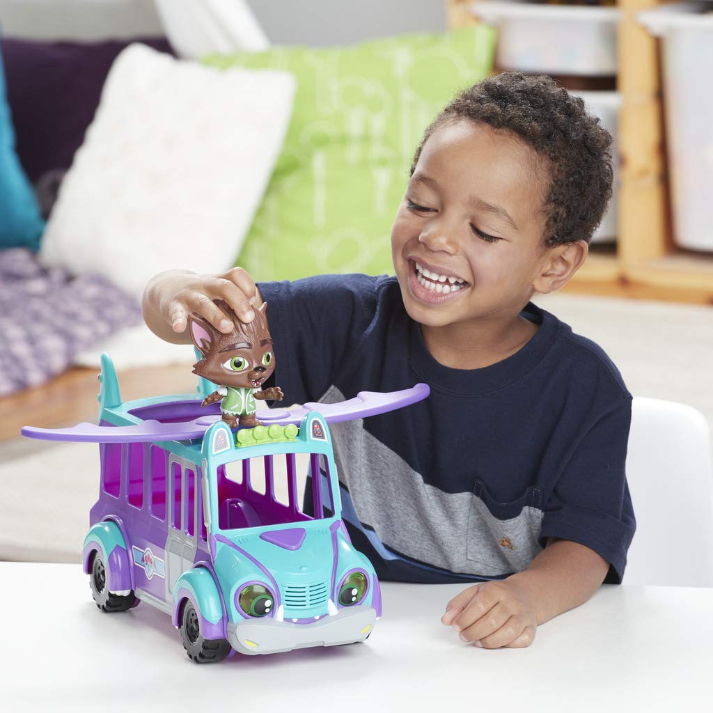 Foto 7 | Toy Monster Bus Netflix Super Monsters Grrbus con Luces - Venta Internacional