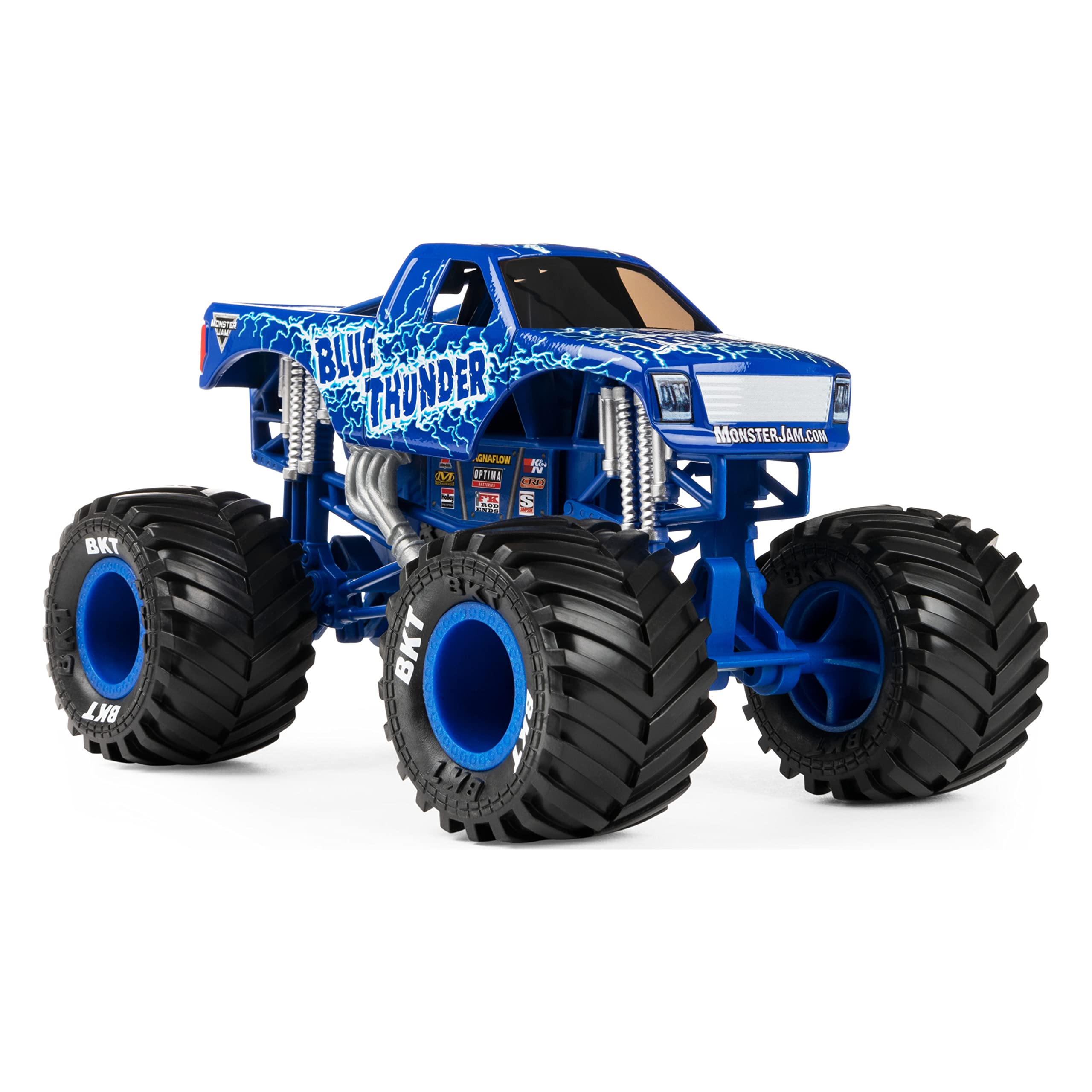 Foto 3 pulgar | Vehículo de Colección Monster Jam Blue Thunder 1:24 - Venta Internacional