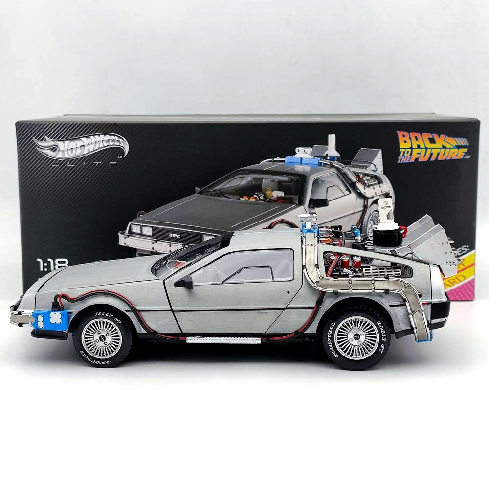 Foto 3 pulgar | Modelo de Coche Fundido a Presión HW 1/18 Elite: Volver al Futuro - Venta Internacional