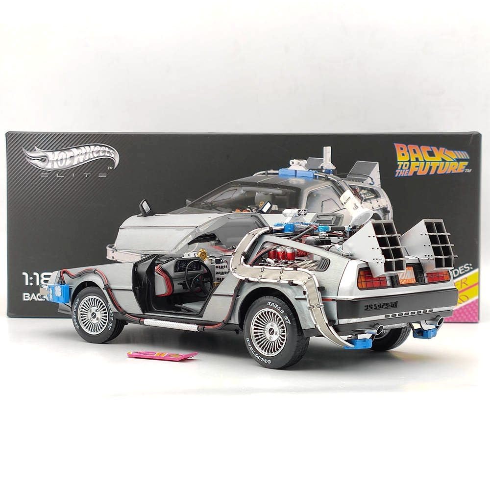 Foto 4 pulgar | Modelo de Coche Fundido a Presión HW 1/18 Elite: Volver al Futuro - Venta Internacional