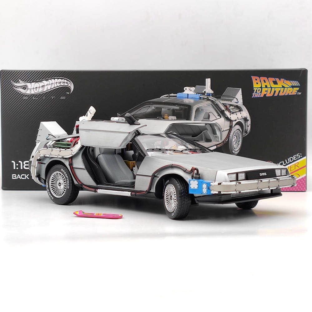 Foto 5 pulgar | Modelo de Coche Fundido a Presión HW 1/18 Elite: Volver al Futuro - Venta Internacional