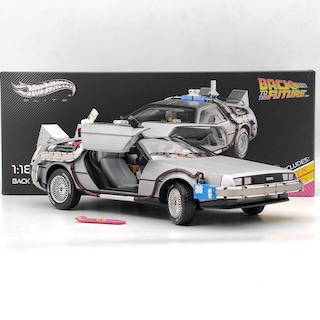 Foto 4 | Modelo de Coche Fundido a Presión HW 1/18 Elite: Volver al Futuro - Venta Internacional
