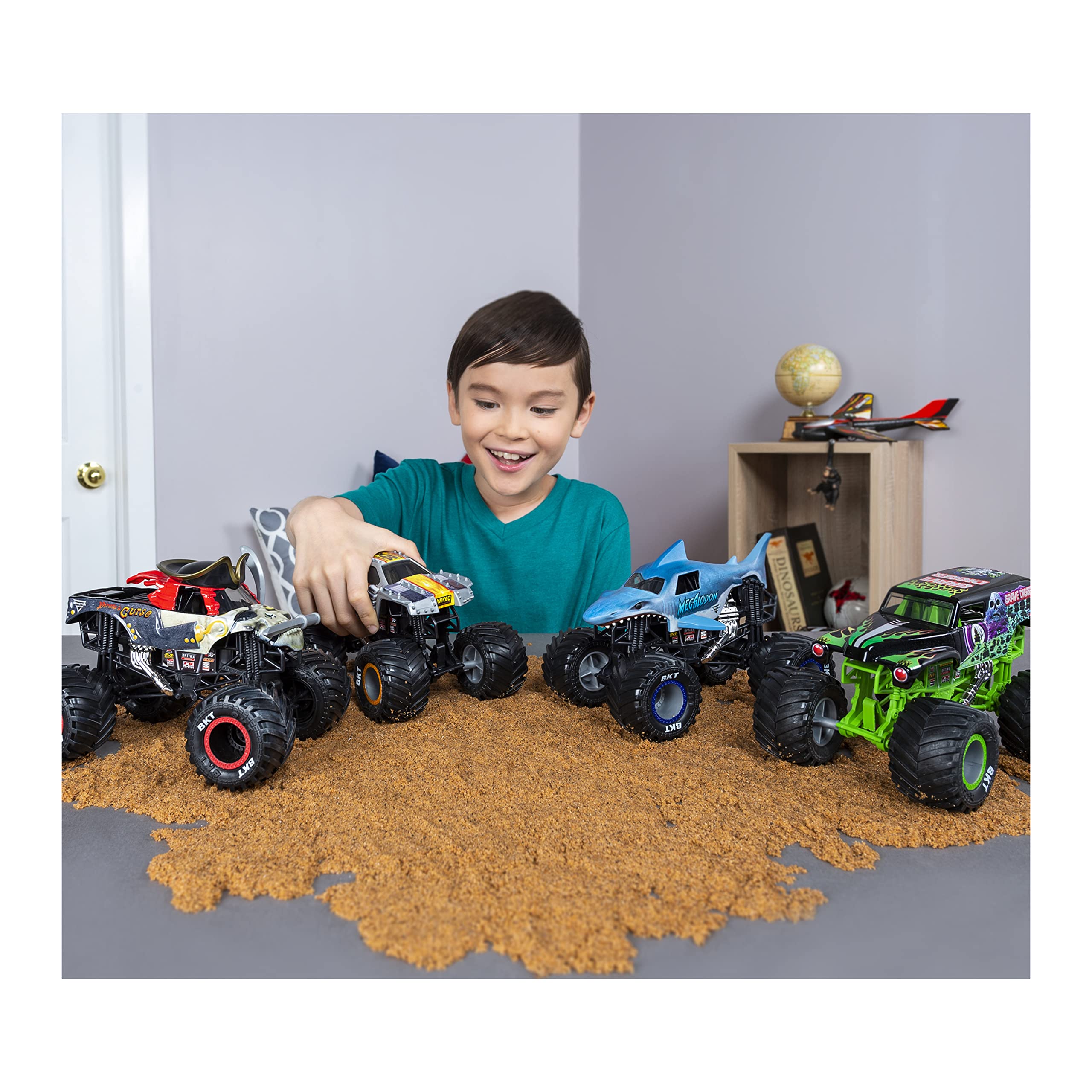 Foto 5 | Excavadora de Tumbas Monster Jam para Coleccionistas - Venta Internacional