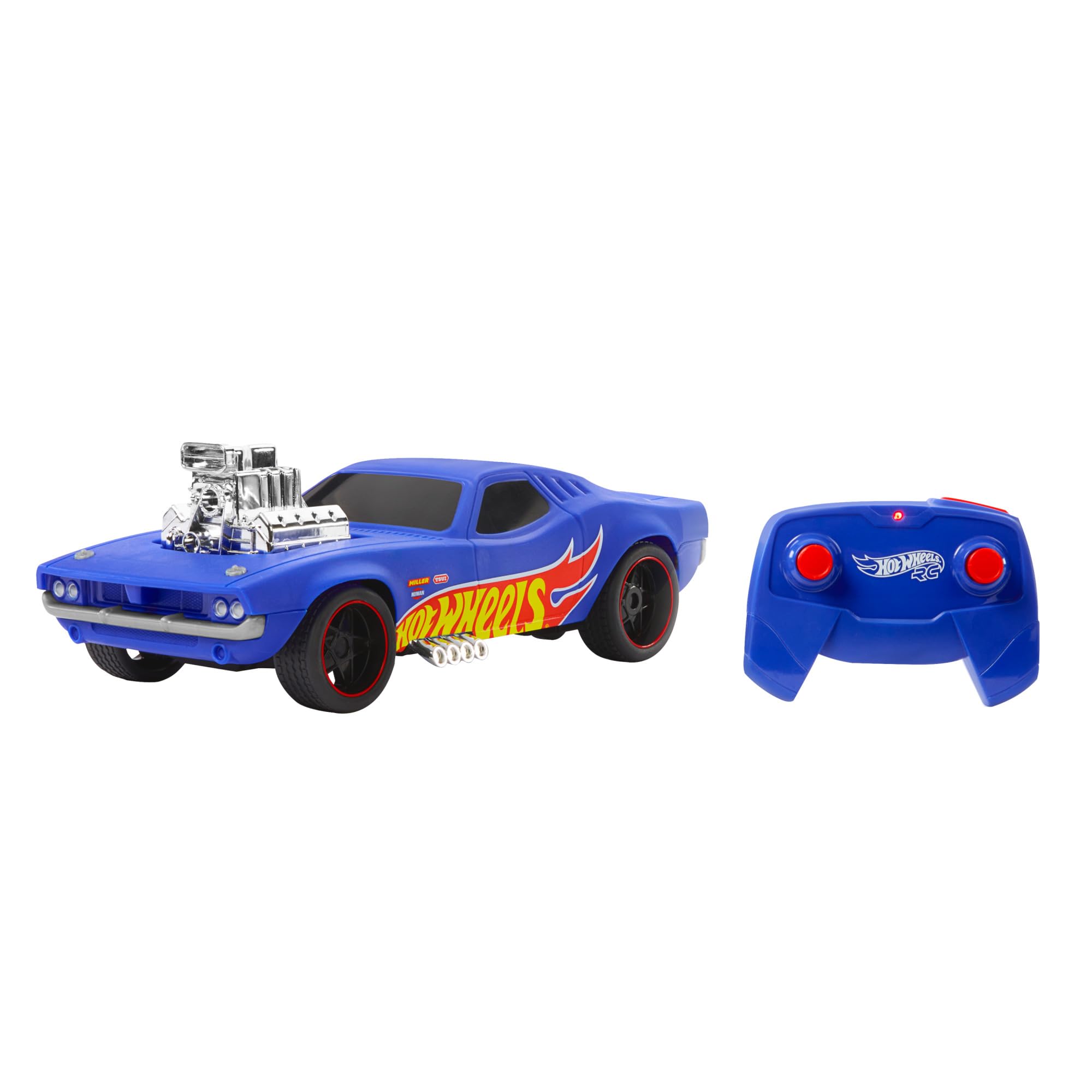 Foto 4 pulgar | Coche de Juguete Hot Wheels A Escala 1:16 Rc Rodger Dodger 50ª Edición - Venta Internacional