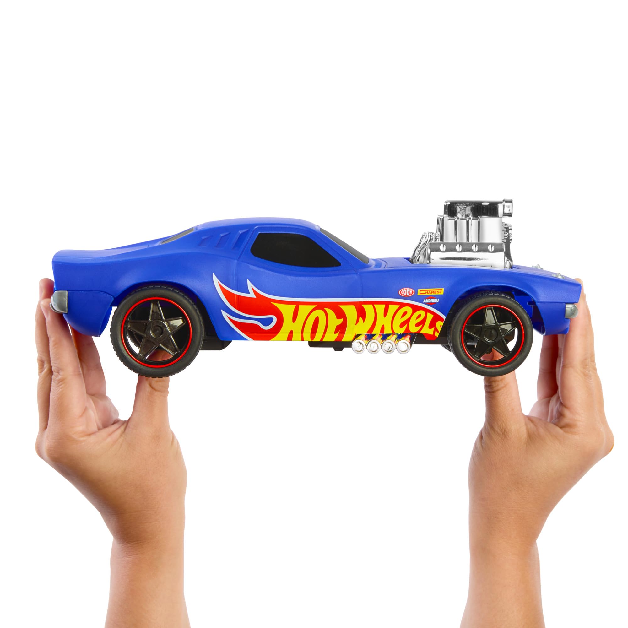 Foto 5 pulgar | Coche de Juguete Hot Wheels A Escala 1:16 Rc Rodger Dodger 50ª Edición - Venta Internacional