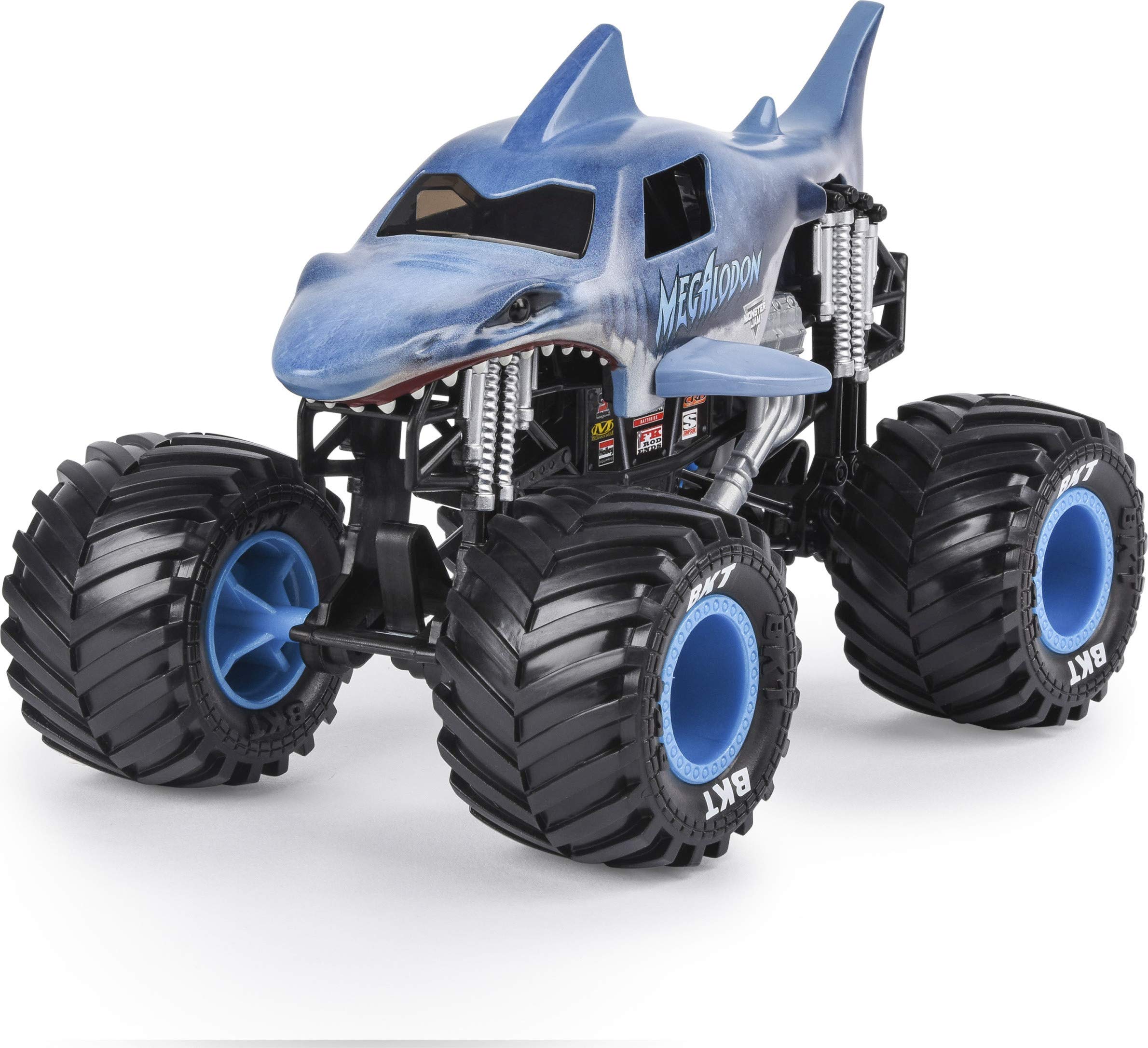 Foto 2 | Camión Monstruo Megalodon Monster Jam 1:24 Fundido a Presión