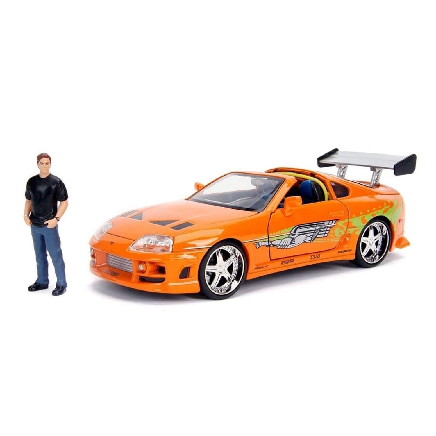 Foto 2 pulgar | Coche Jada toys 1995 Toyota Supra Con Brian O'conner - Venta Internacional