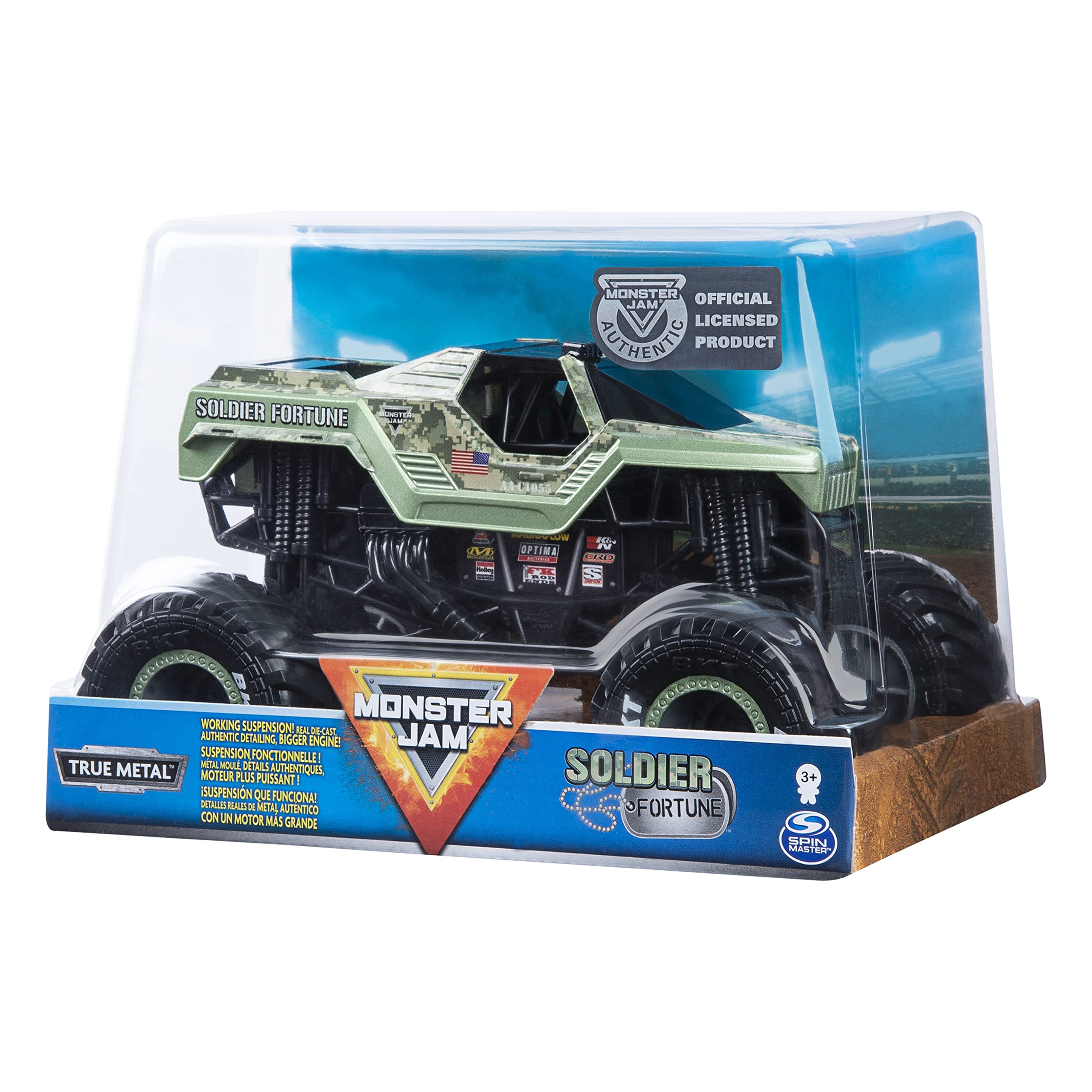 Foto 4 | Vehículo Monster Jam Soldier Fortune A Escala 1:24 - Venta Internacional