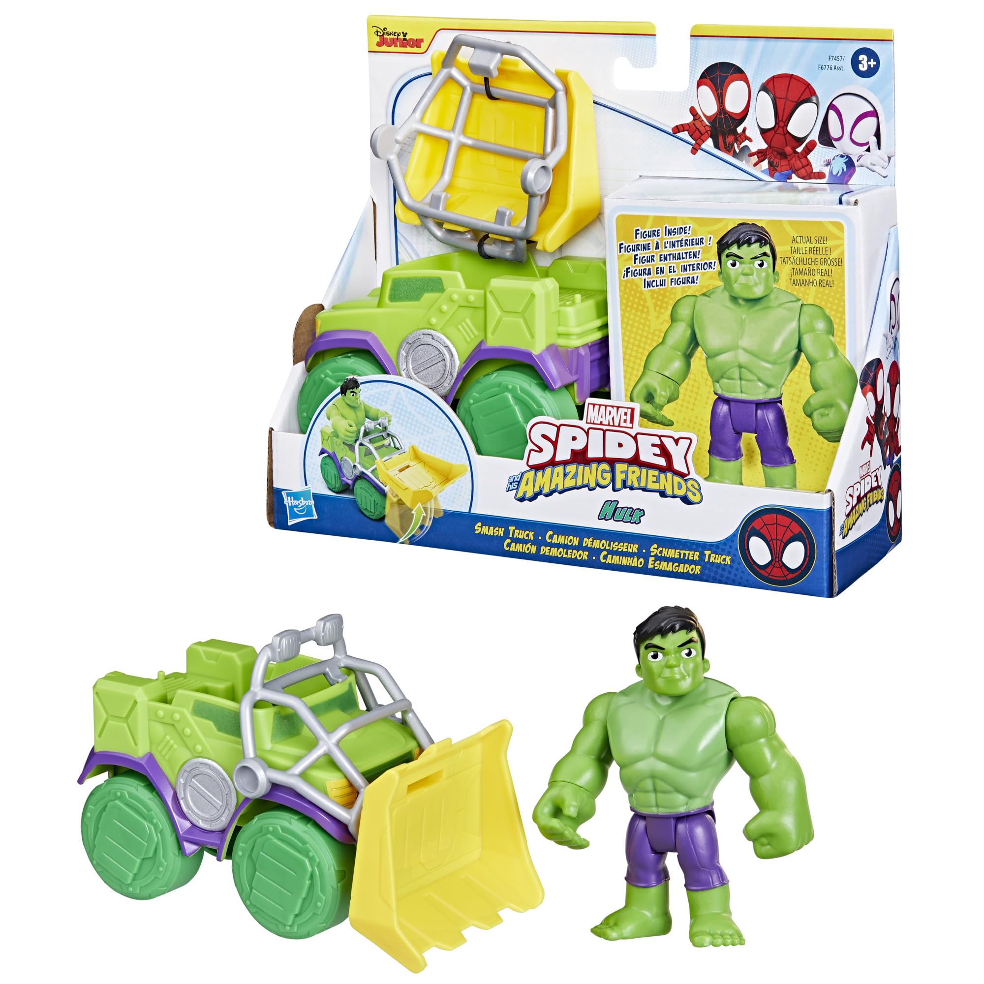 Foto 4 pulgar | Camión con Figura de Hulk Hasbro - Venta Internacional