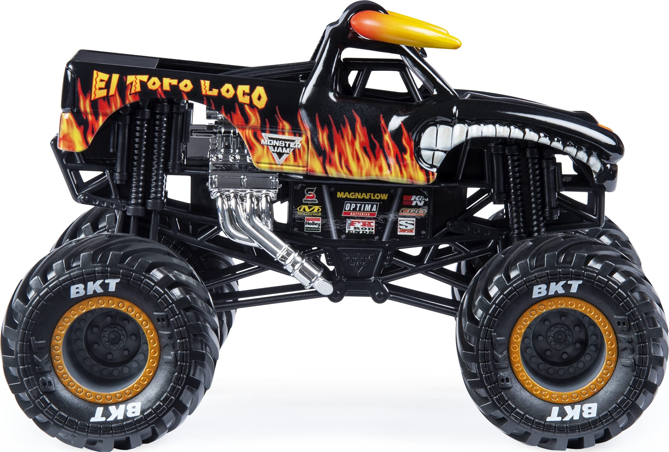 Foto 4 pulgar | Monster Truck Monster Jam El Toro Loco Escala 1:24 - Venta Internacional