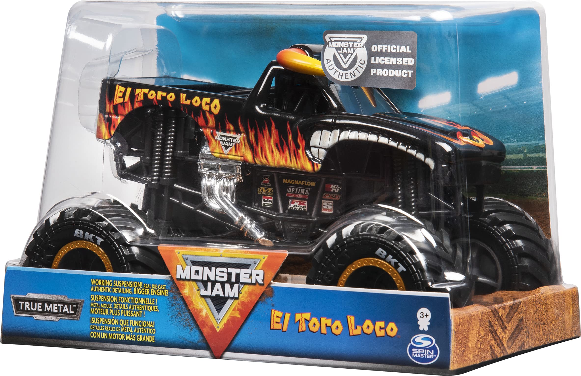 Foto 5 pulgar | Monster Truck Monster Jam El Toro Loco Escala 1:24 - Venta Internacional