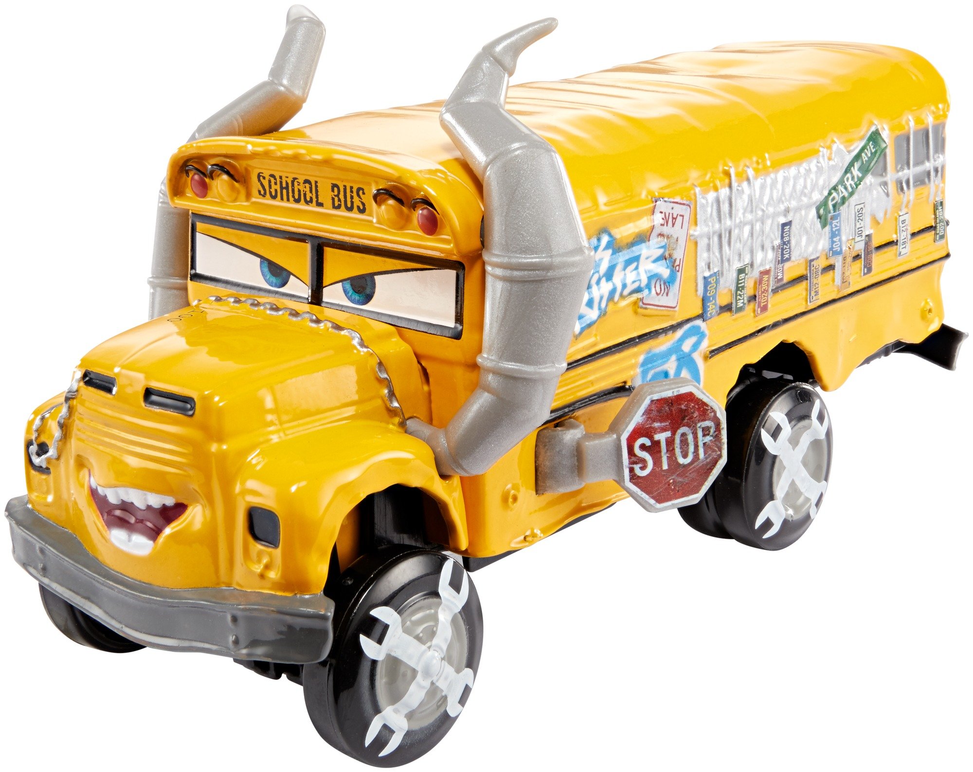 Juguete Disney Cars Deluxe Miss Fritter - Venta Internacional $1,131